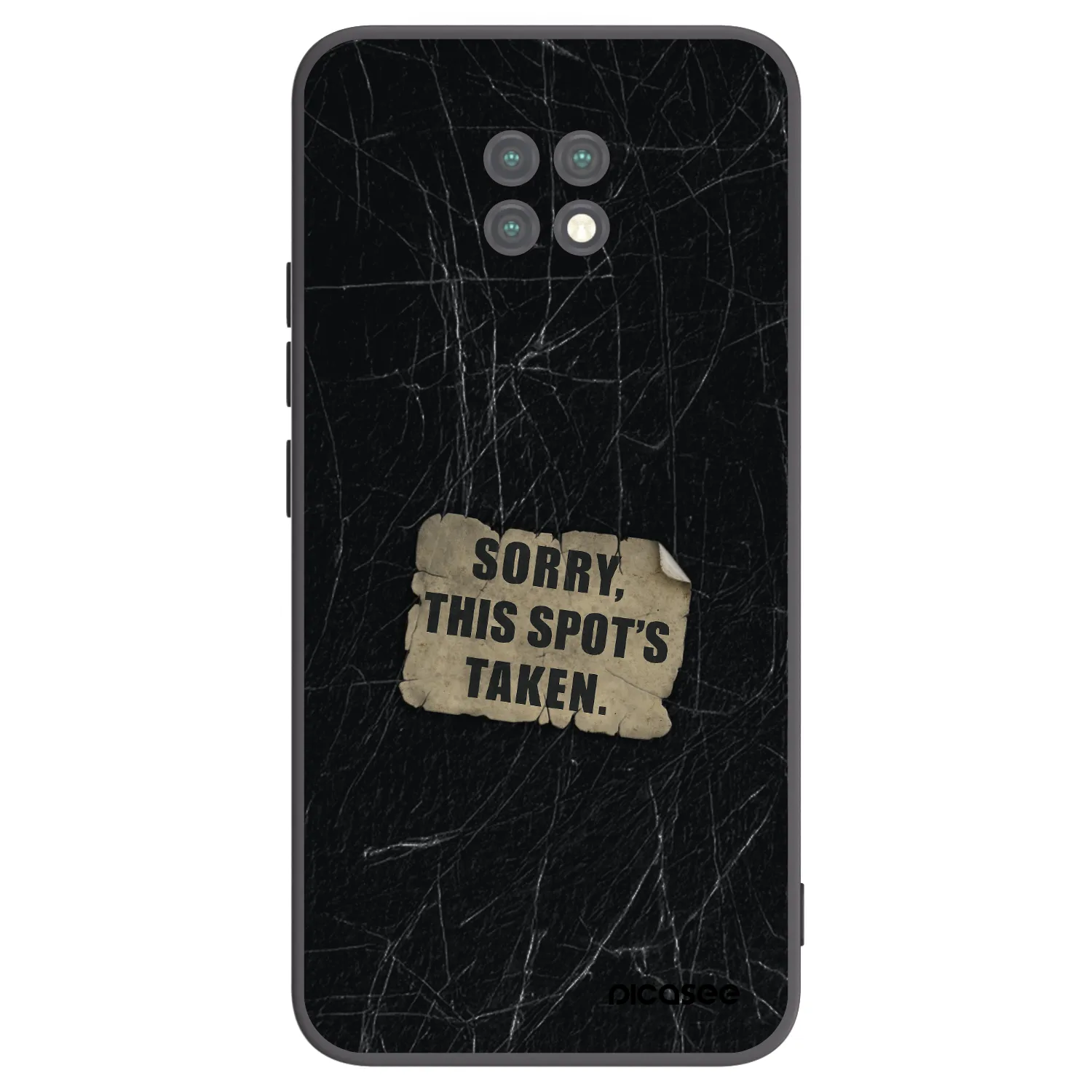 Picasee crna silikonska maskica za Xiaomi Redmi Note 9T - SORRY