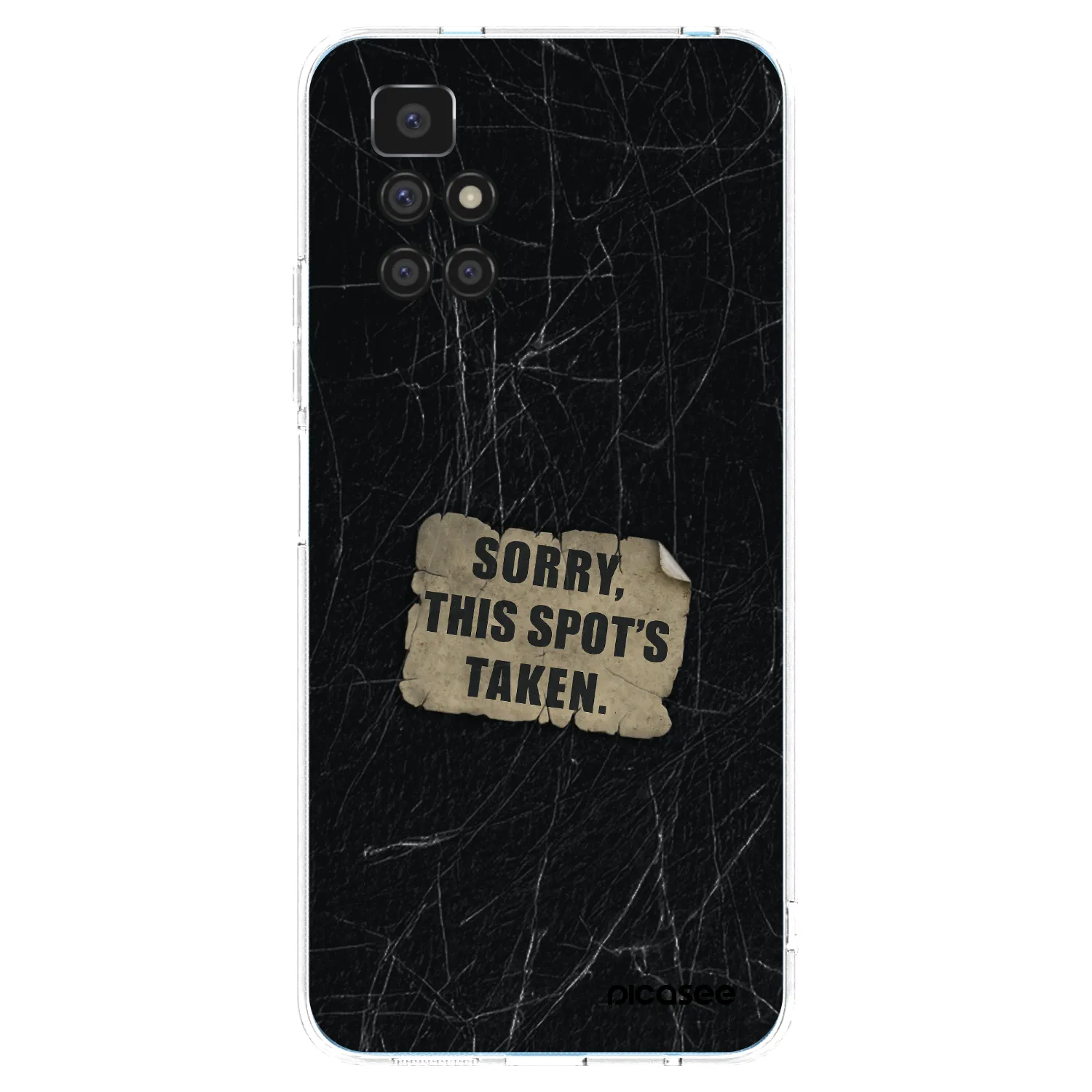 Picasee silikonska prozirna maskica za Xiaomi Redmi 10 - SORRY