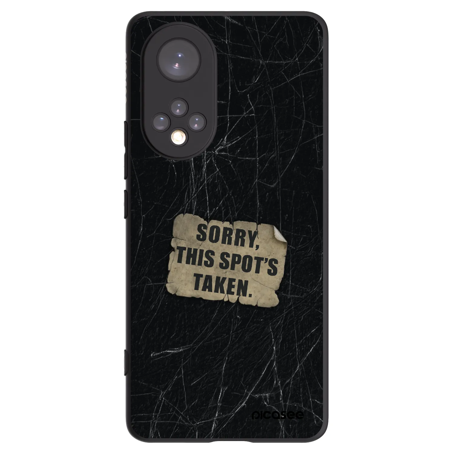 Picasee crna silikonska maskica za Honor 50 5G - SORRY