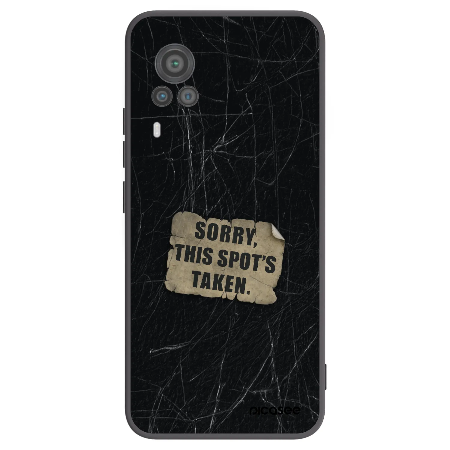 Picasee crna silikonska maskica za Vivo X60 Pro 5G - SORRY