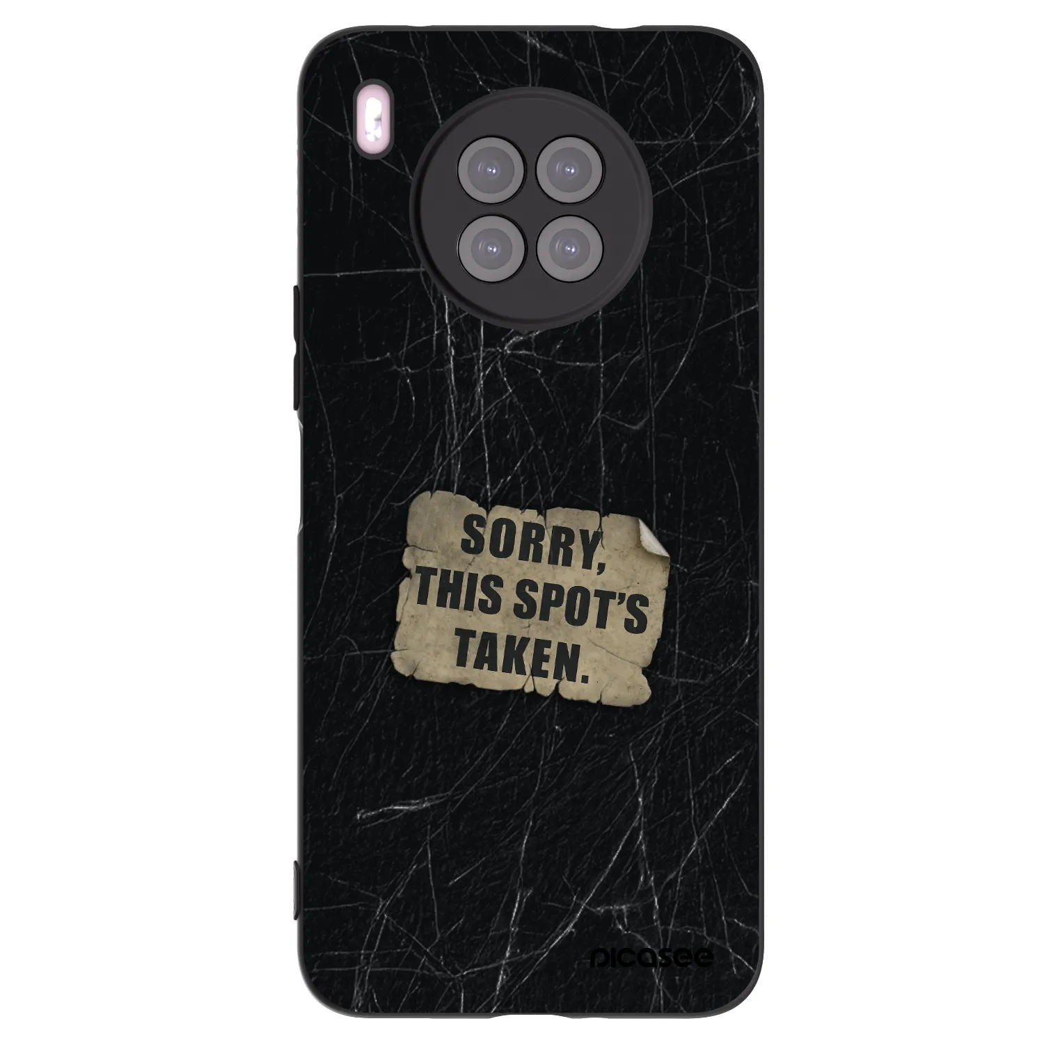 Picasee crna silikonska maskica za Huawei Nova 8i - SORRY