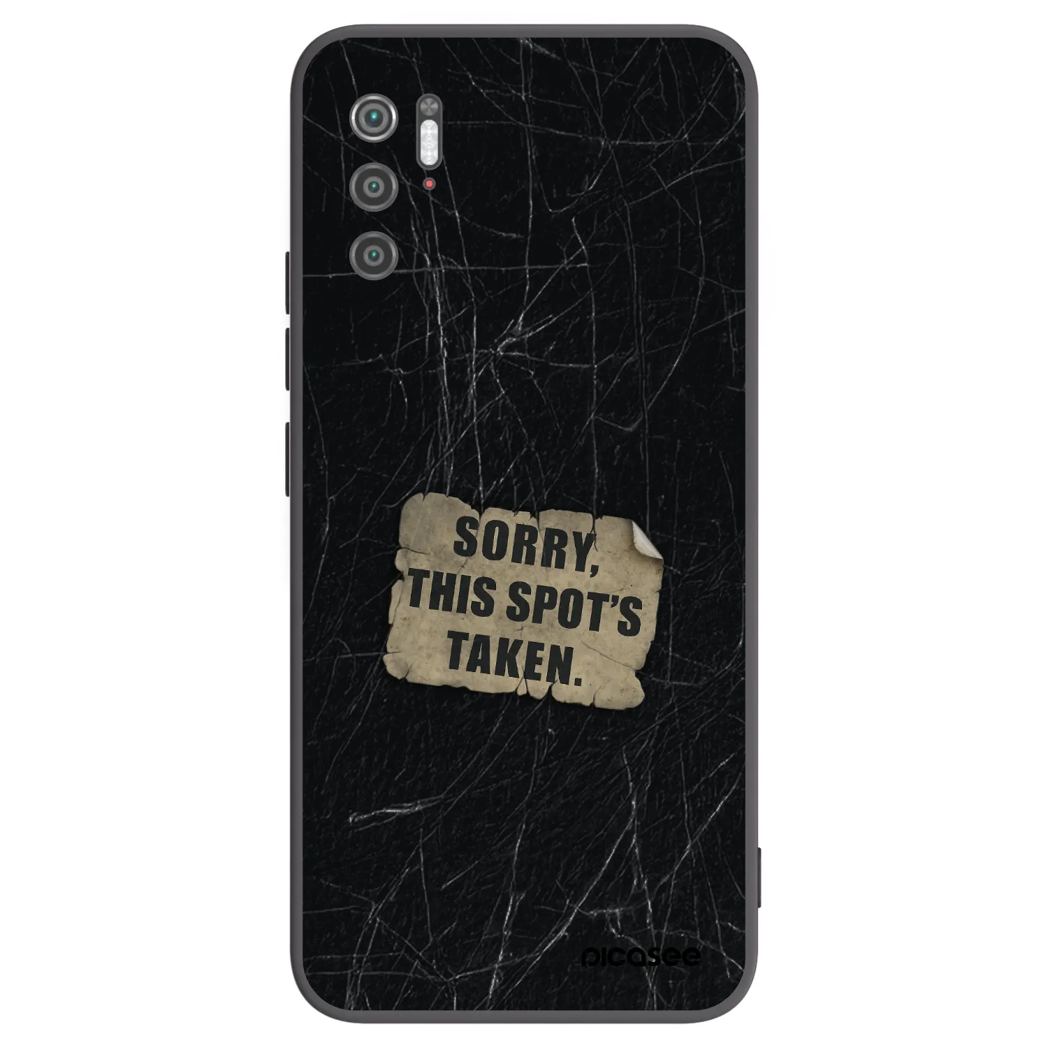 Picasee crna silikonska maskica za Xiaomi Poco M3 Pro 5G - SORRY