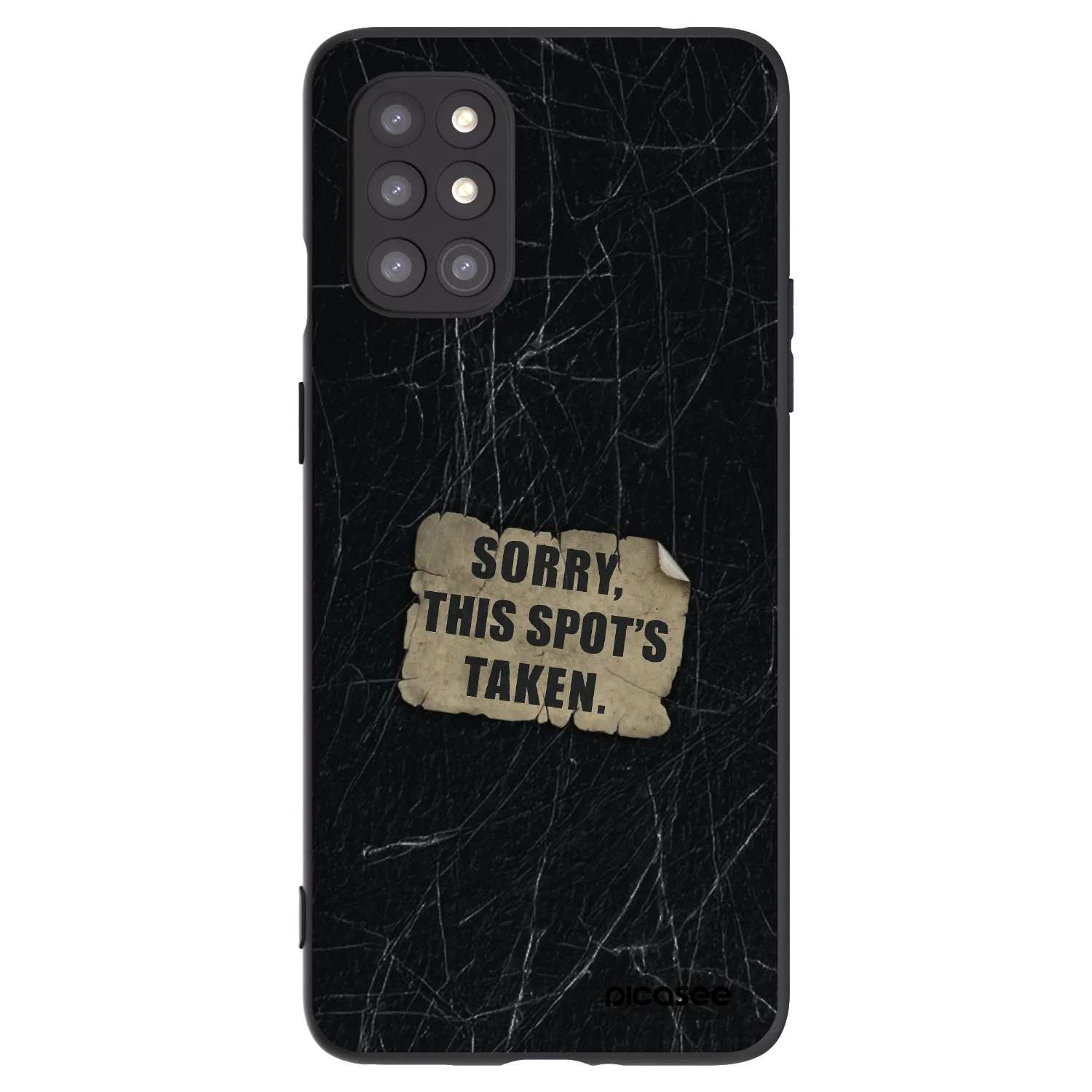 Picasee crna silikonska maskica za OnePlus 8T - SORRY