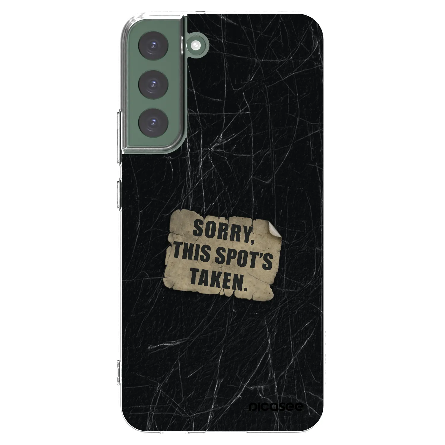 Picasee silikonska prozirna maskica za Samsung Galaxy S22+ 5G - SORRY