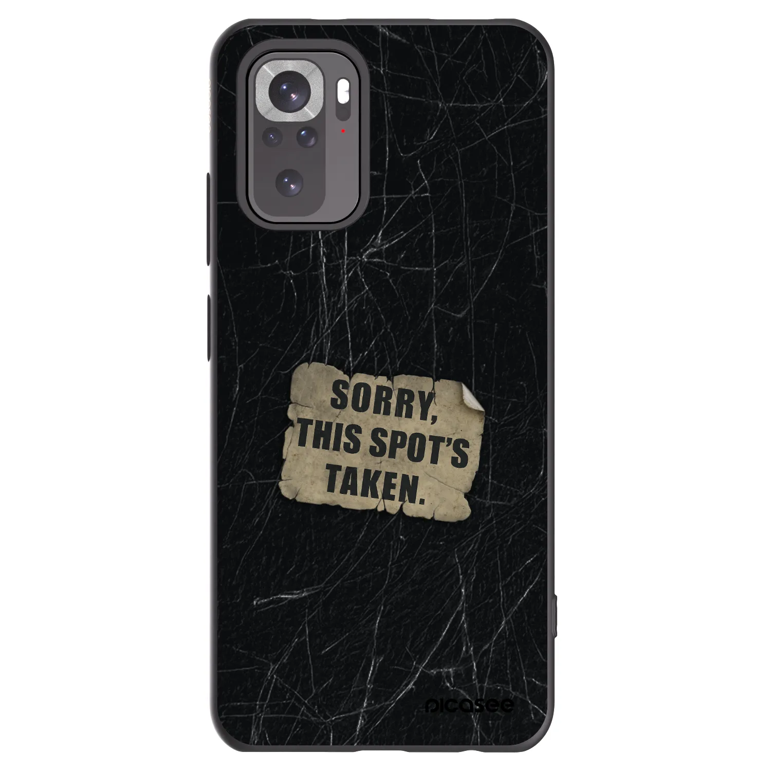 Picasee crna silikonska maskica za Xiaomi Redmi Note 11S 4G - SORRY