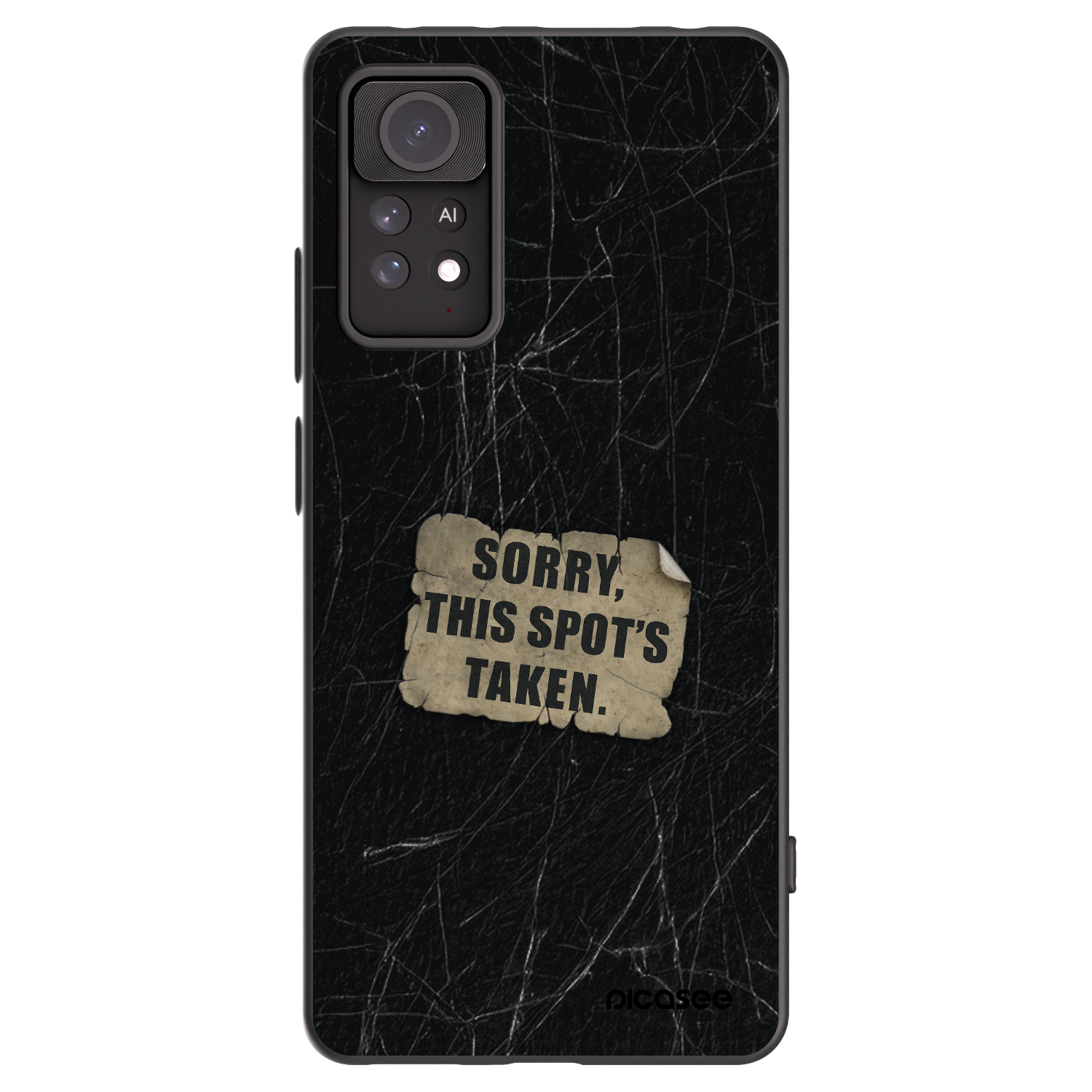 Picasee crna silikonska maskica za Xiaomi Redmi Note 11 Pro 5G - SORRY