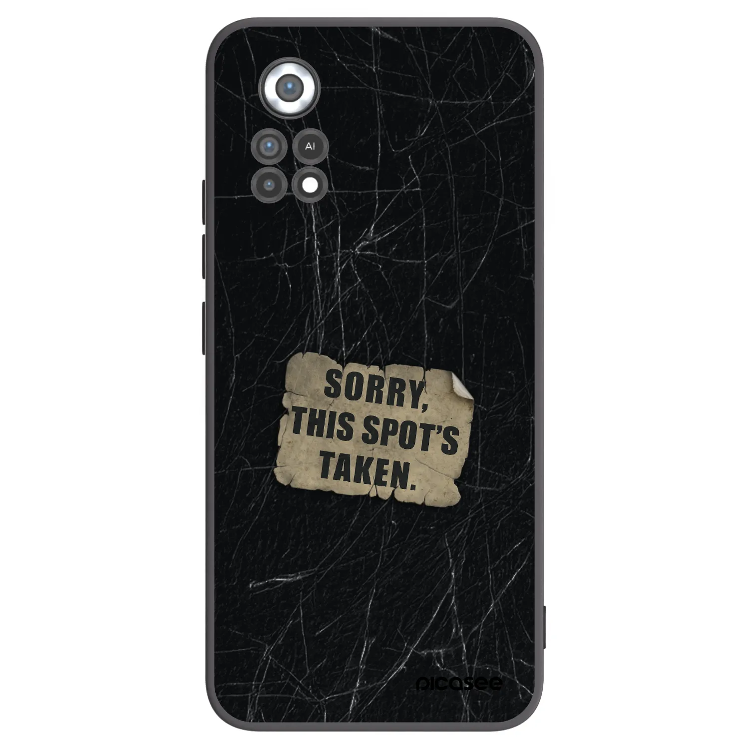Picasee crna silikonska maskica za Xiaomi Poco X4 Pro 5G - SORRY