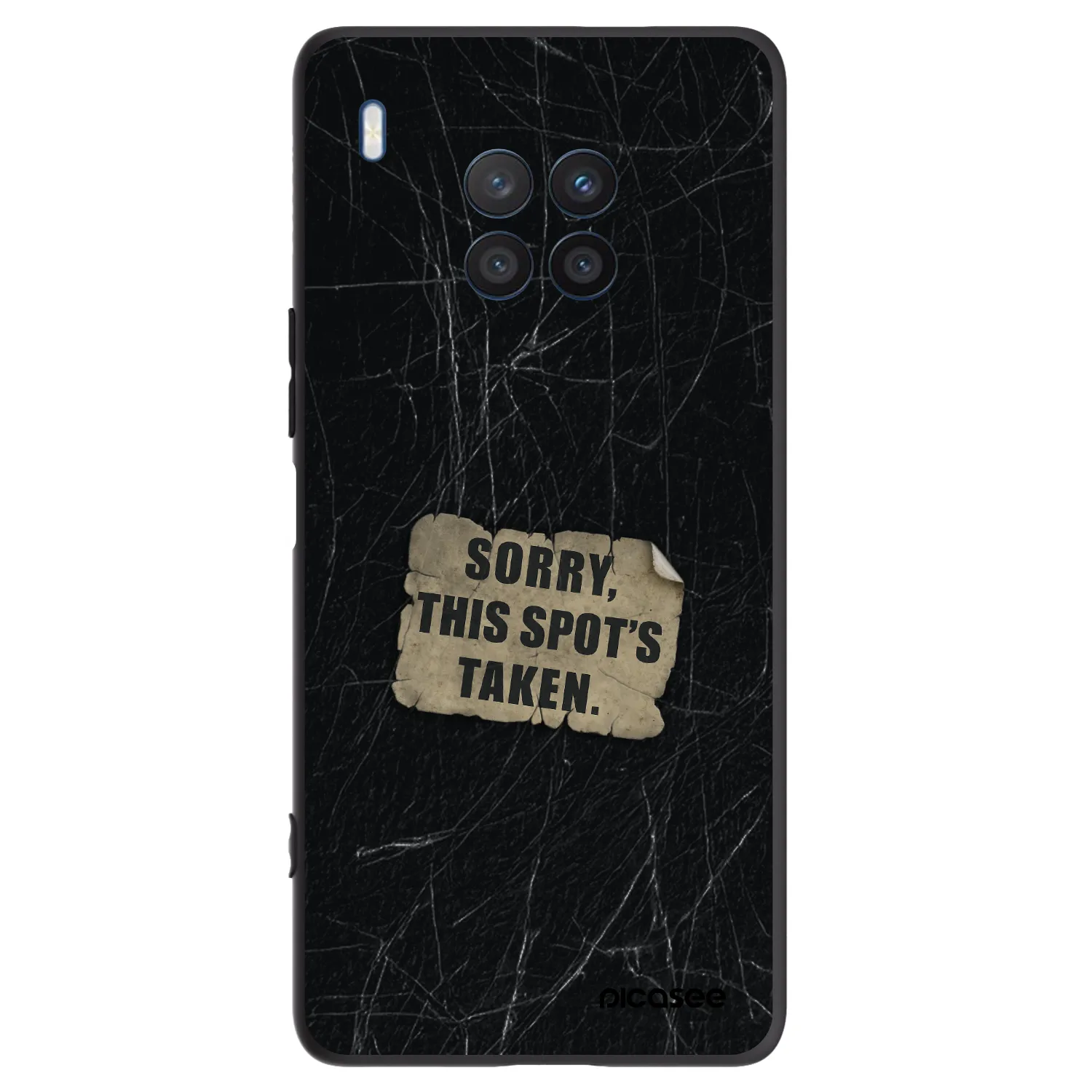 Picasee crna silikonska maskica za Honor 50 Lite - SORRY