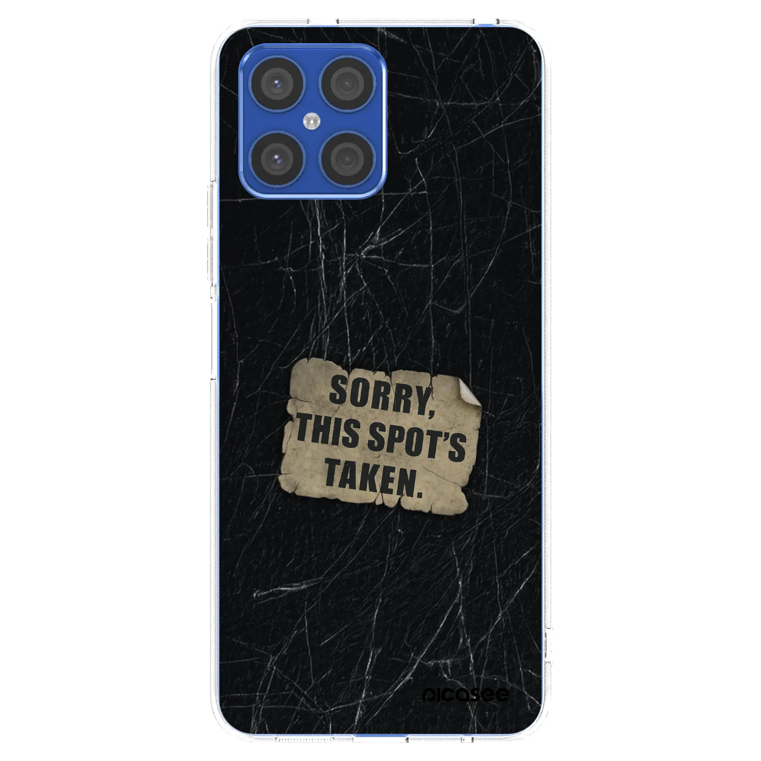 Picasee silikonska prozirna maskica za Honor X8 4G - SORRY