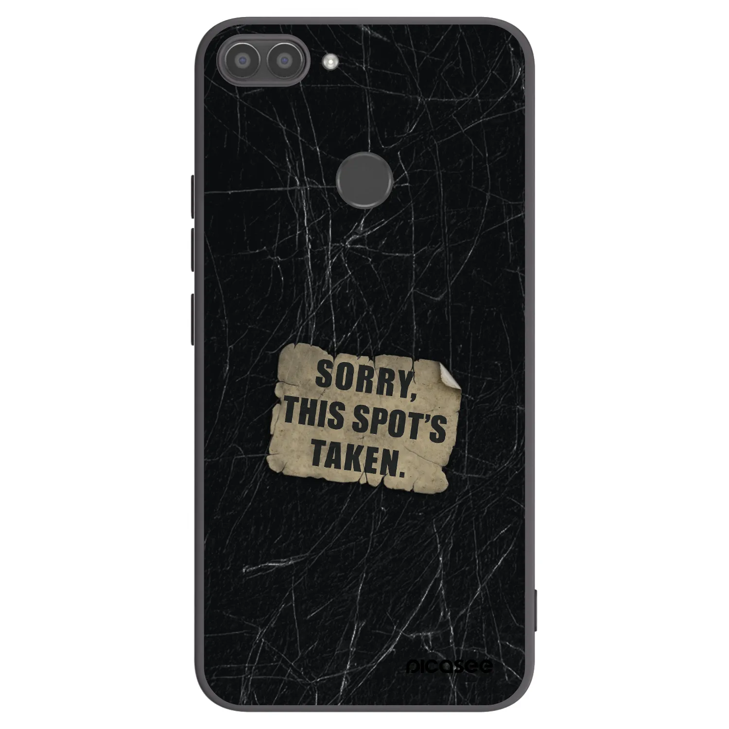 Picasee crna silikonska maskica za Huawei P Smart - SORRY
