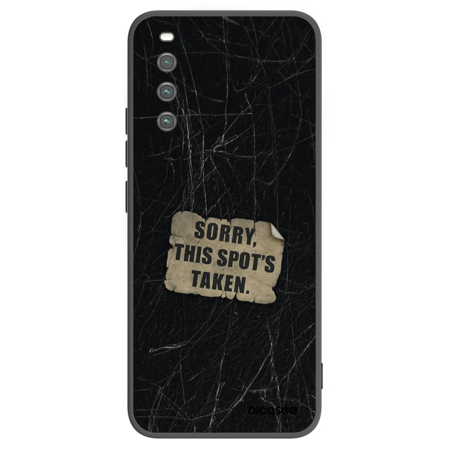 Picasee crna silikonska maskica za Sony Xperia 10 IV 5G - SORRY