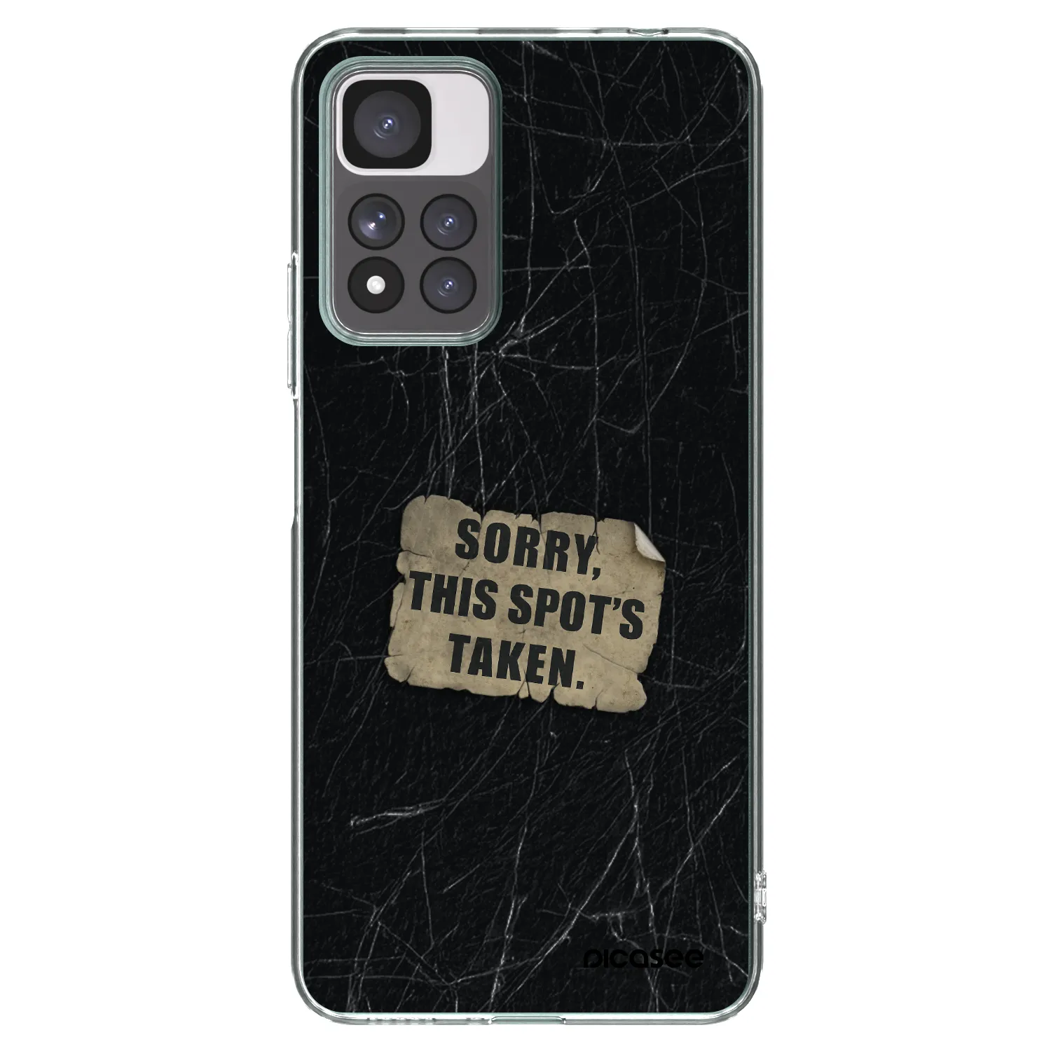Picasee silikonska prozirna maskica za Xiaomi Redmi Note 11 Pro+ 5G - SORRY