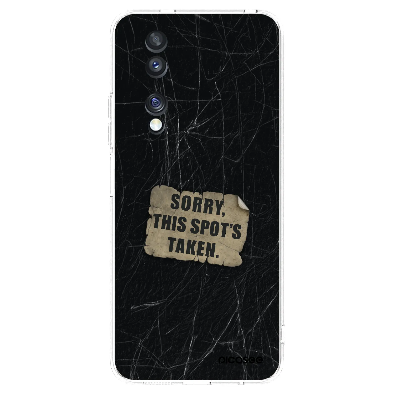 Picasee silikonska prozirna maskica za Honor 70 - SORRY