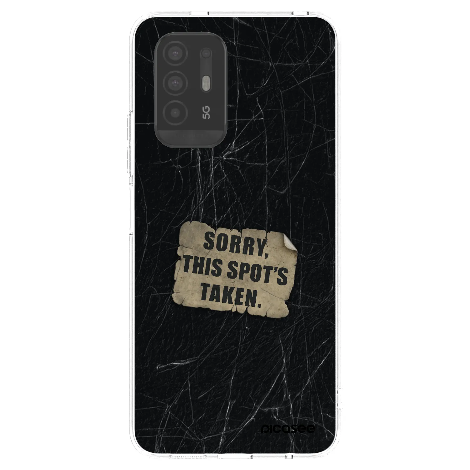 Picasee silikonska prozirna maskica za OPPO A94 5G - SORRY