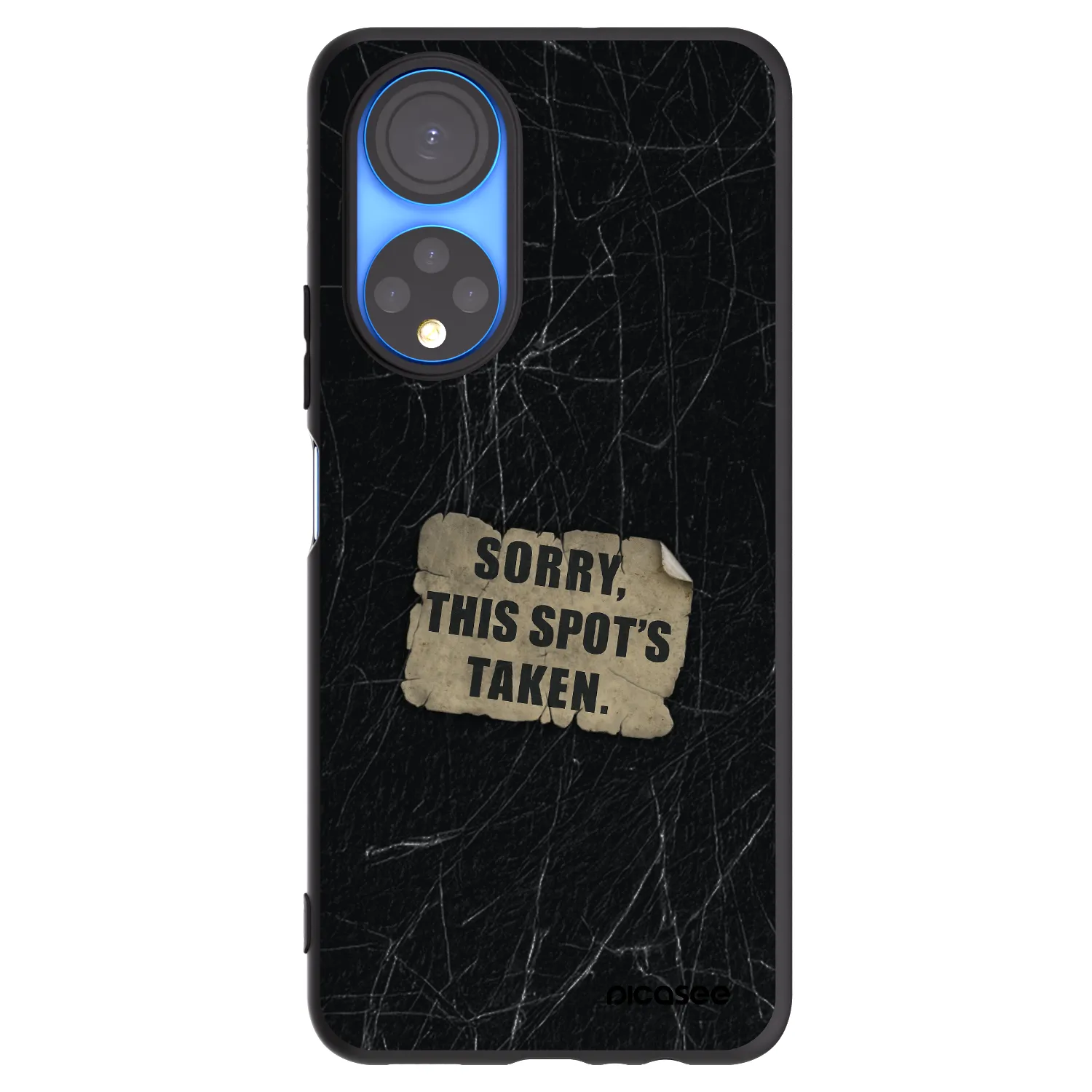 Picasee crna silikonska maskica za Honor X7 - SORRY