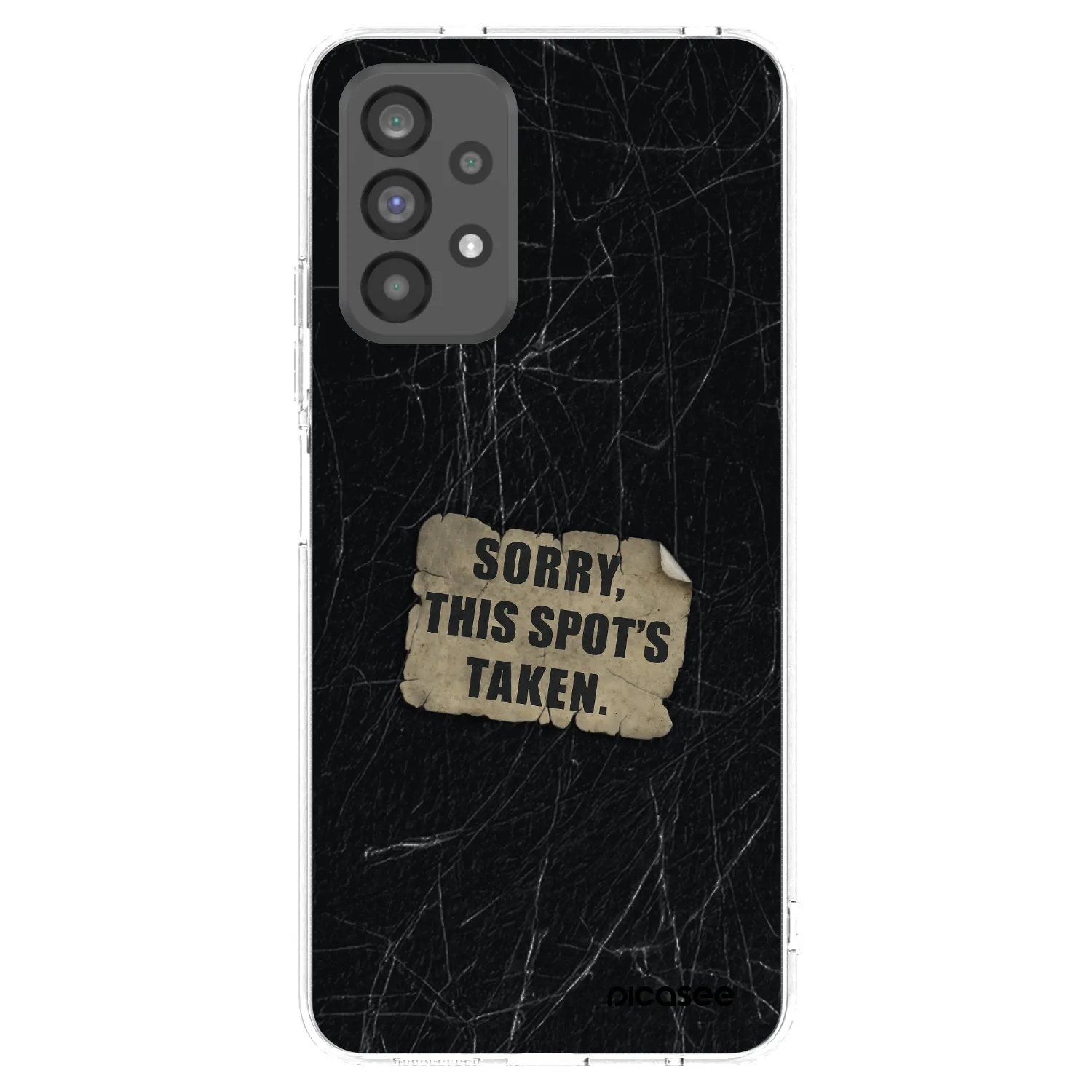 Picasee silikonska prozirna maskica za Samsung Galaxy A73 5G - SORRY