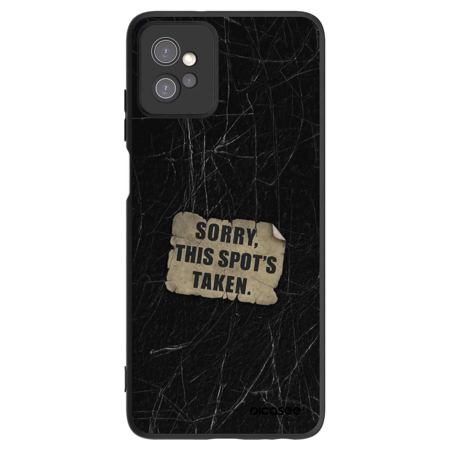 Picasee crna silikonska maskica za Motorola Moto G32 - SORRY