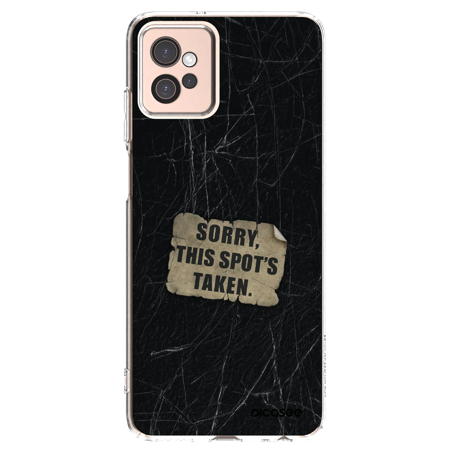 Picasee silikonska prozirna maskica za Motorola Moto G32 - SORRY