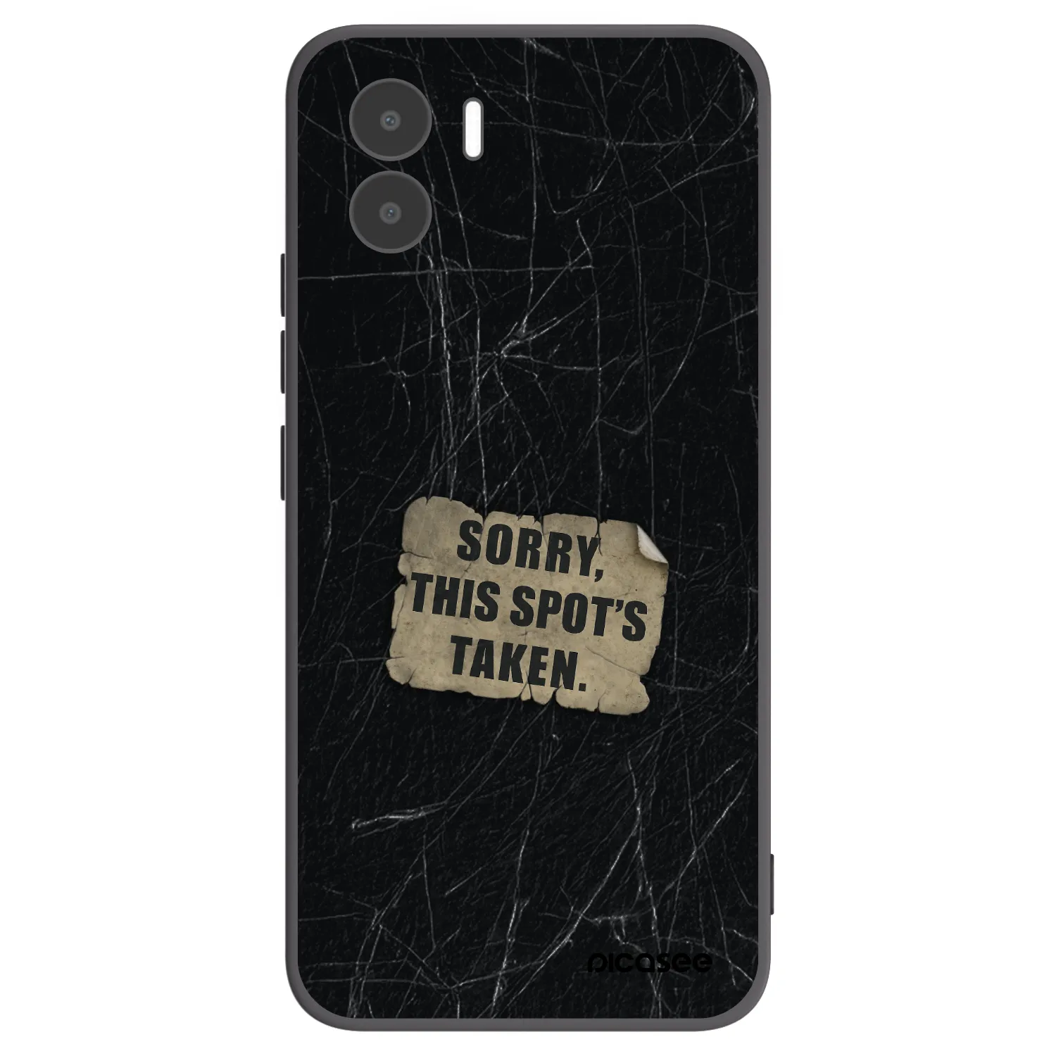 Picasee crna silikonska maskica za Xiaomi Redmi A1 - SORRY