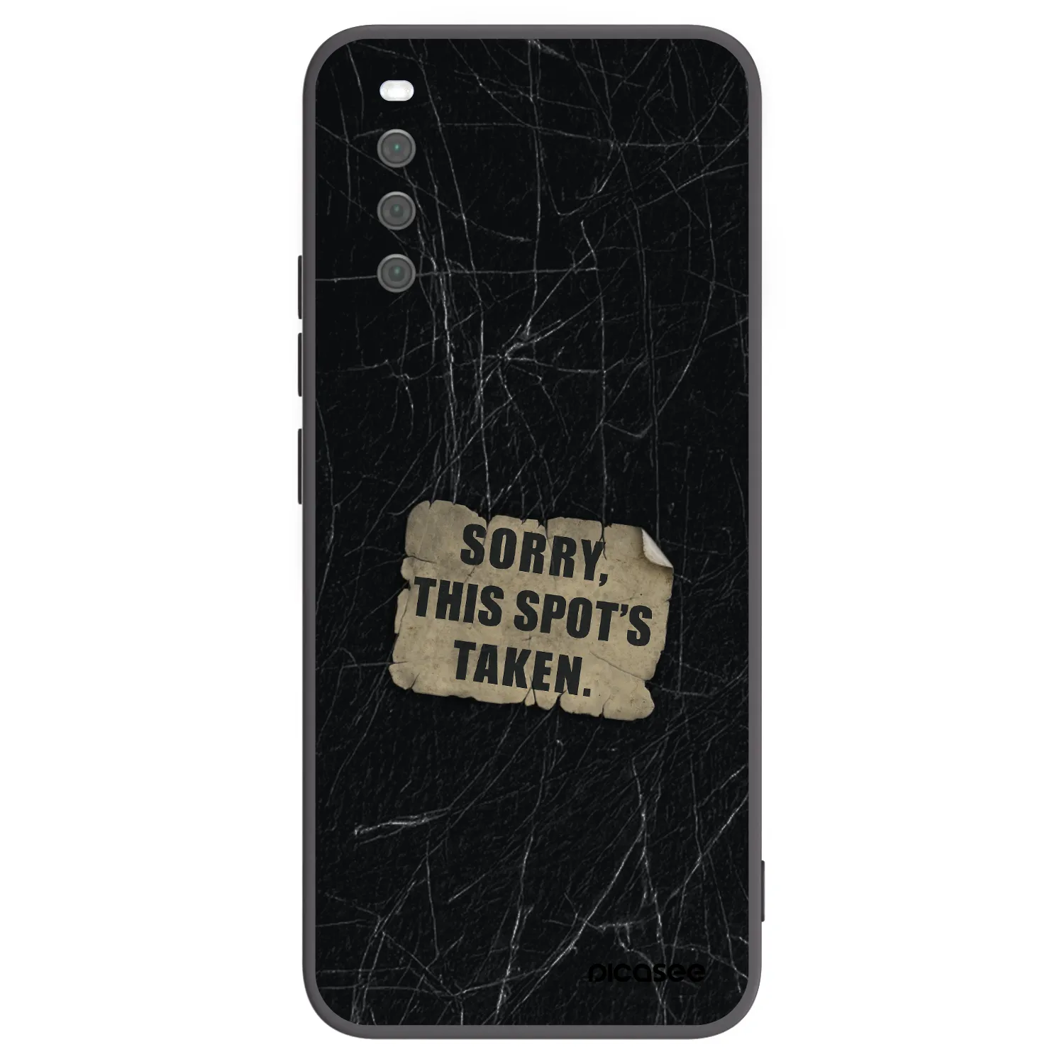 Picasee crna silikonska maskica za Sony Xperia 10 III - SORRY