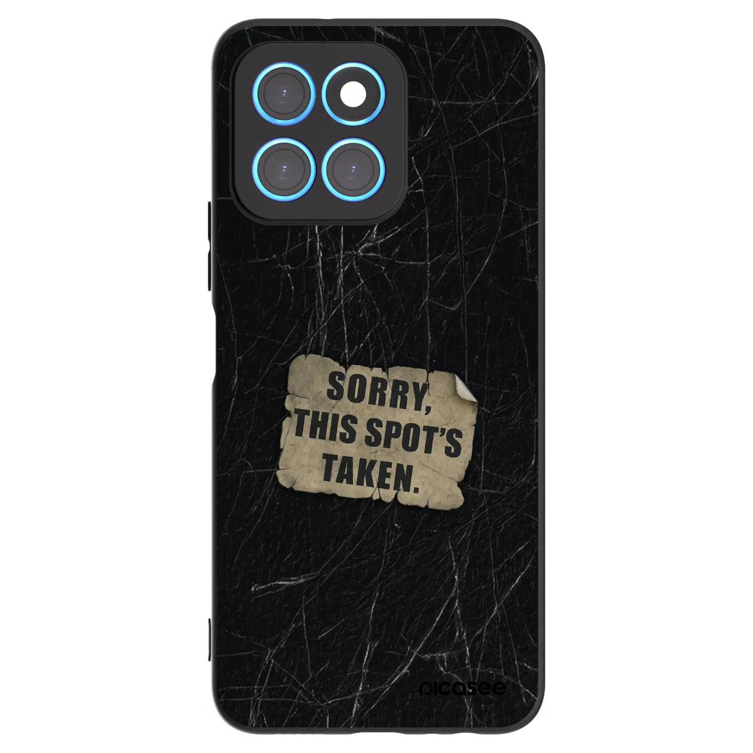 Picasee crna silikonska maskica za Honor X6 - SORRY