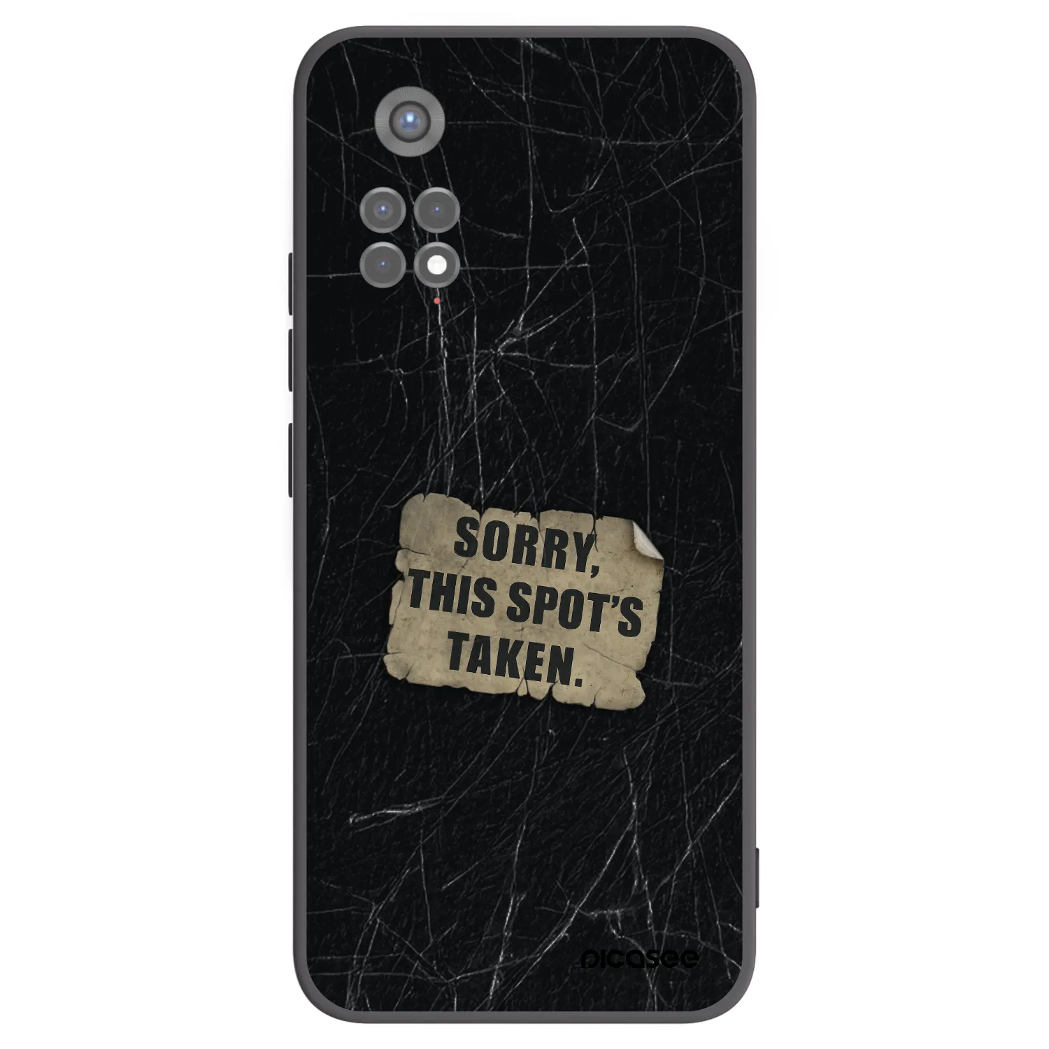 Picasee crna silikonska maskica za Xiaomi Redmi Note 11S 5G - SORRY