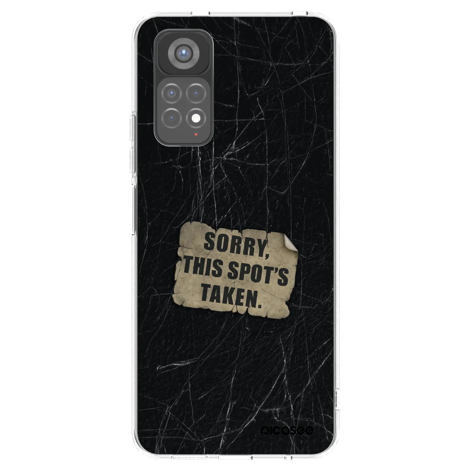 Picasee silikonska prozirna maskica za Xiaomi Redmi Note 11S 5G - SORRY