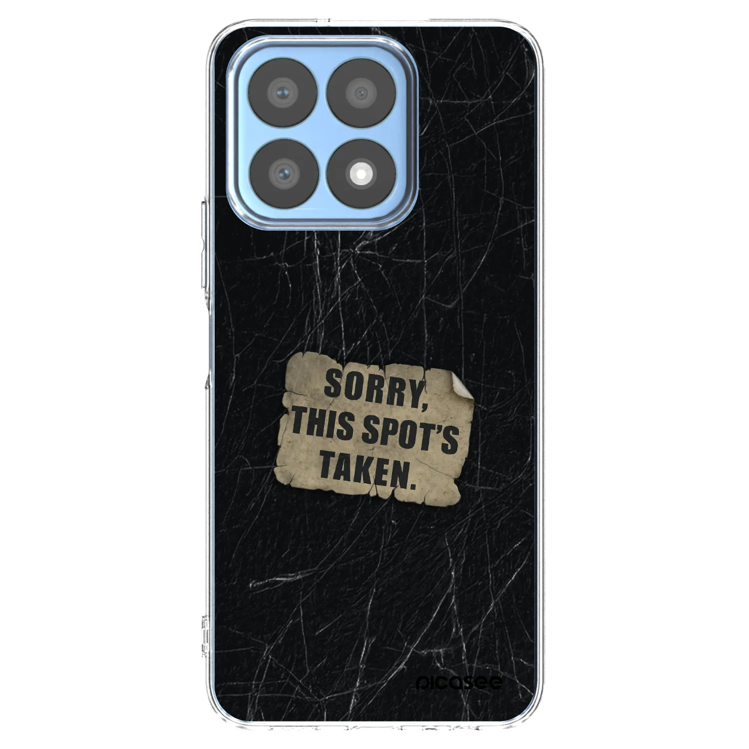 Picasee silikonska prozirna maskica za Honor X8a - SORRY