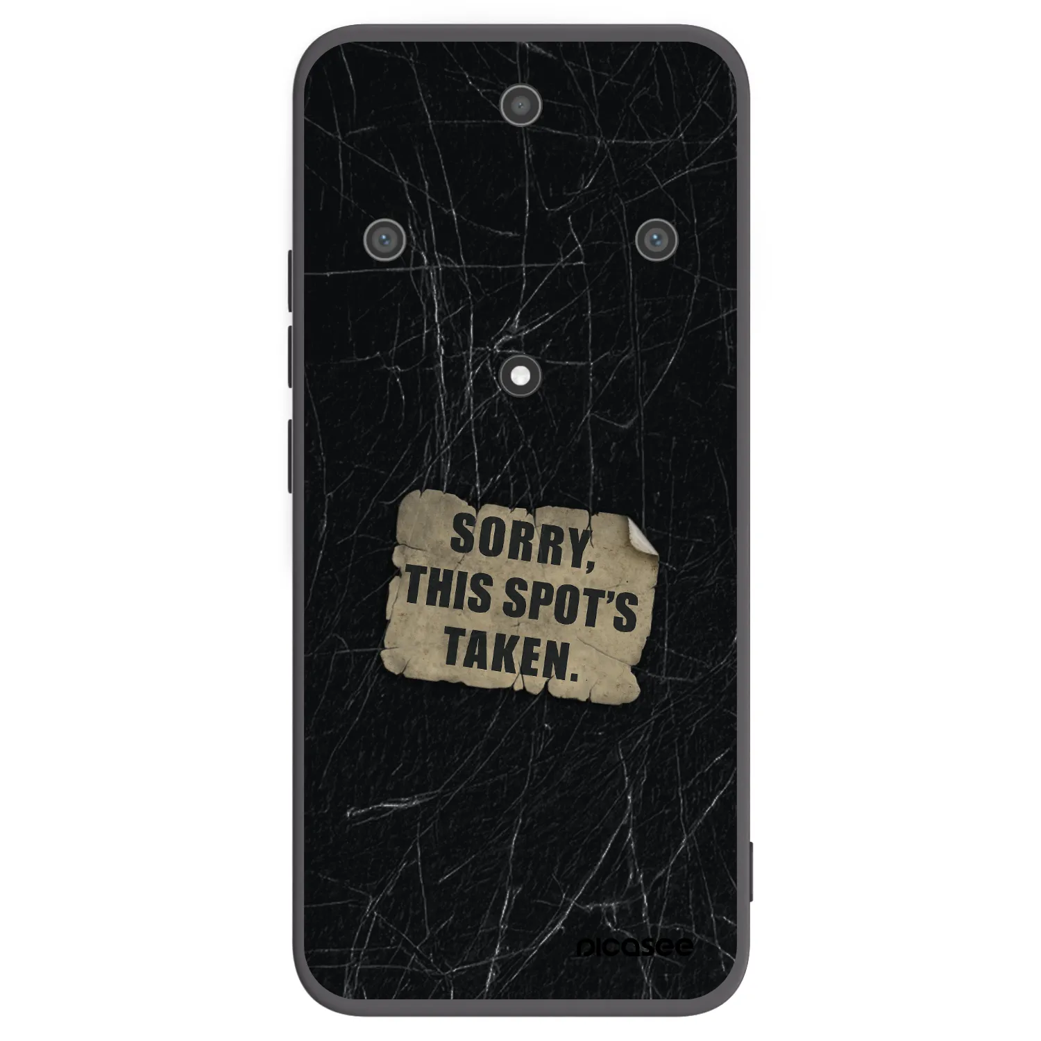Picasee crna silikonska maskica za Honor Magic5 Lite 5G - SORRY