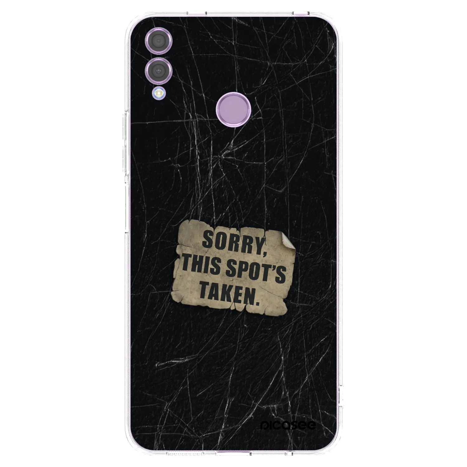 Picasee silikonska prozirna maskica za Honor 8X - SORRY