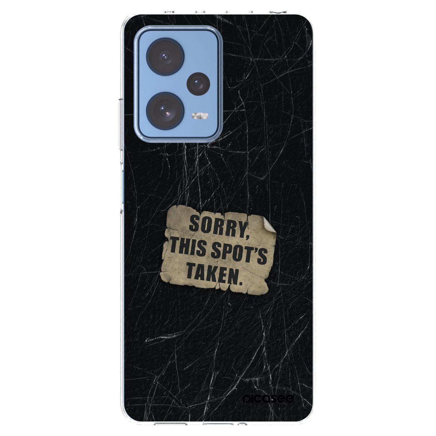 Picasee silikonska prozirna maskica za Xiaomi Redmi Note 12 Pro 5G - SORRY