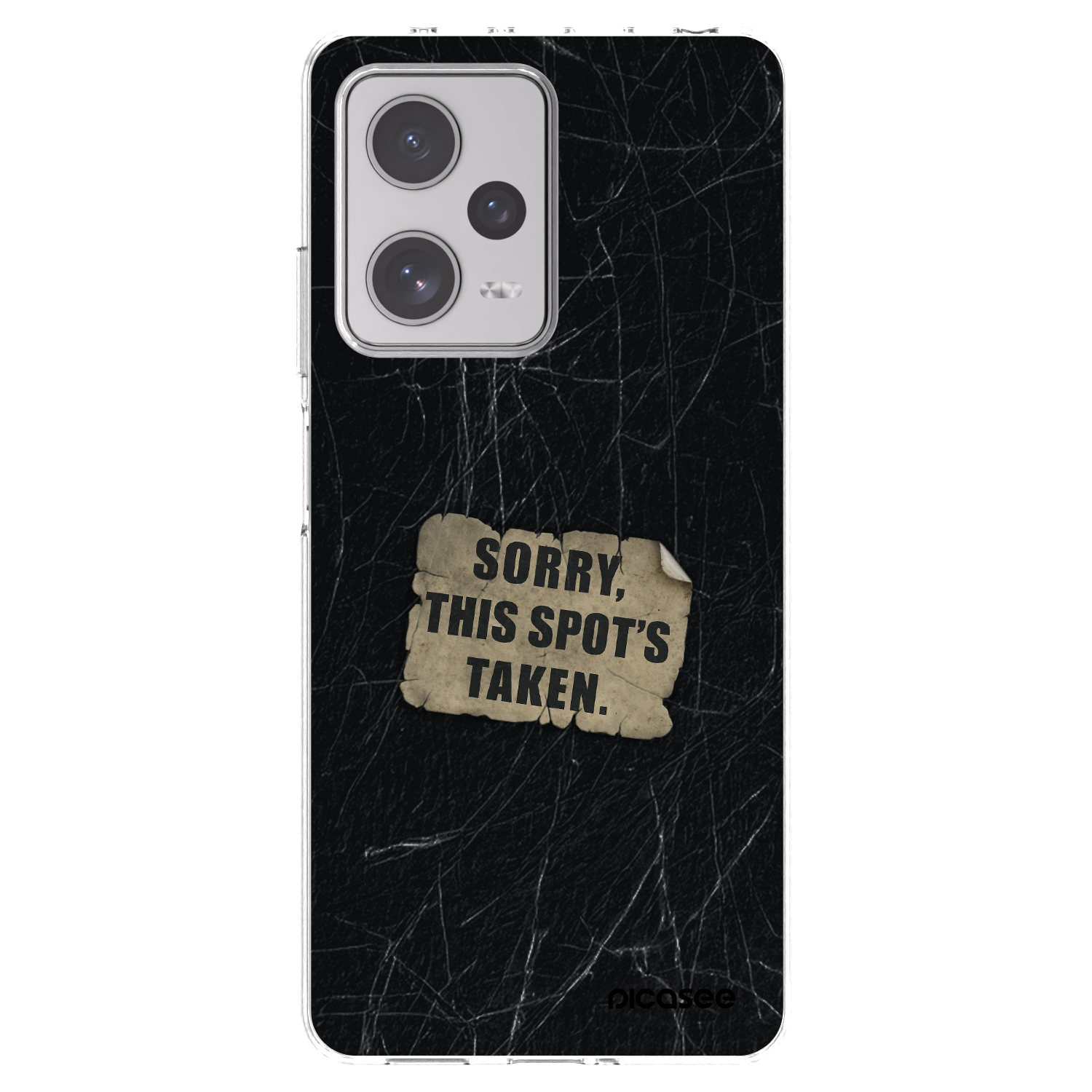 Picasee silikonska prozirna maskica za Xiaomi Redmi Note 12 Pro+ 5G - SORRY