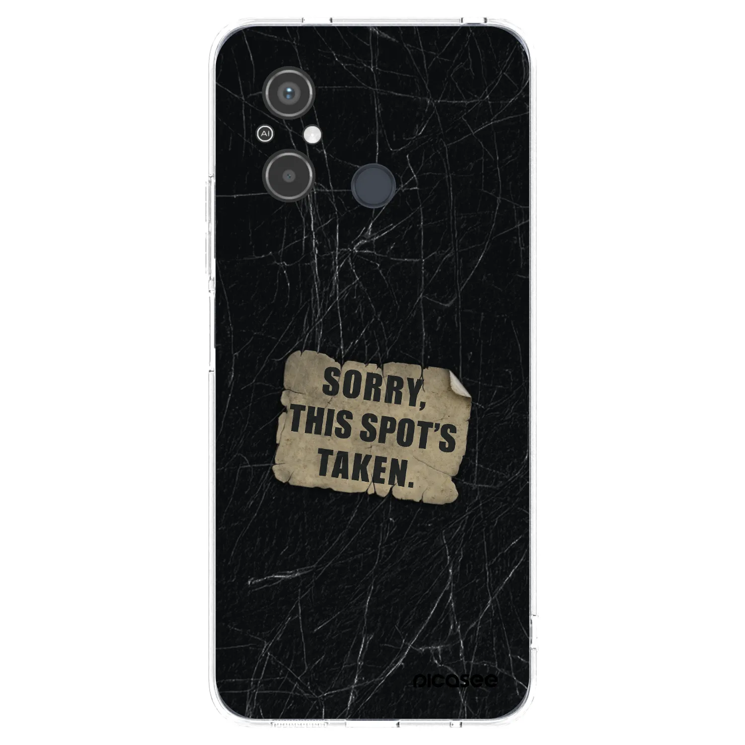 Picasee silikonska prozirna maskica za Xiaomi Redmi 12C - SORRY