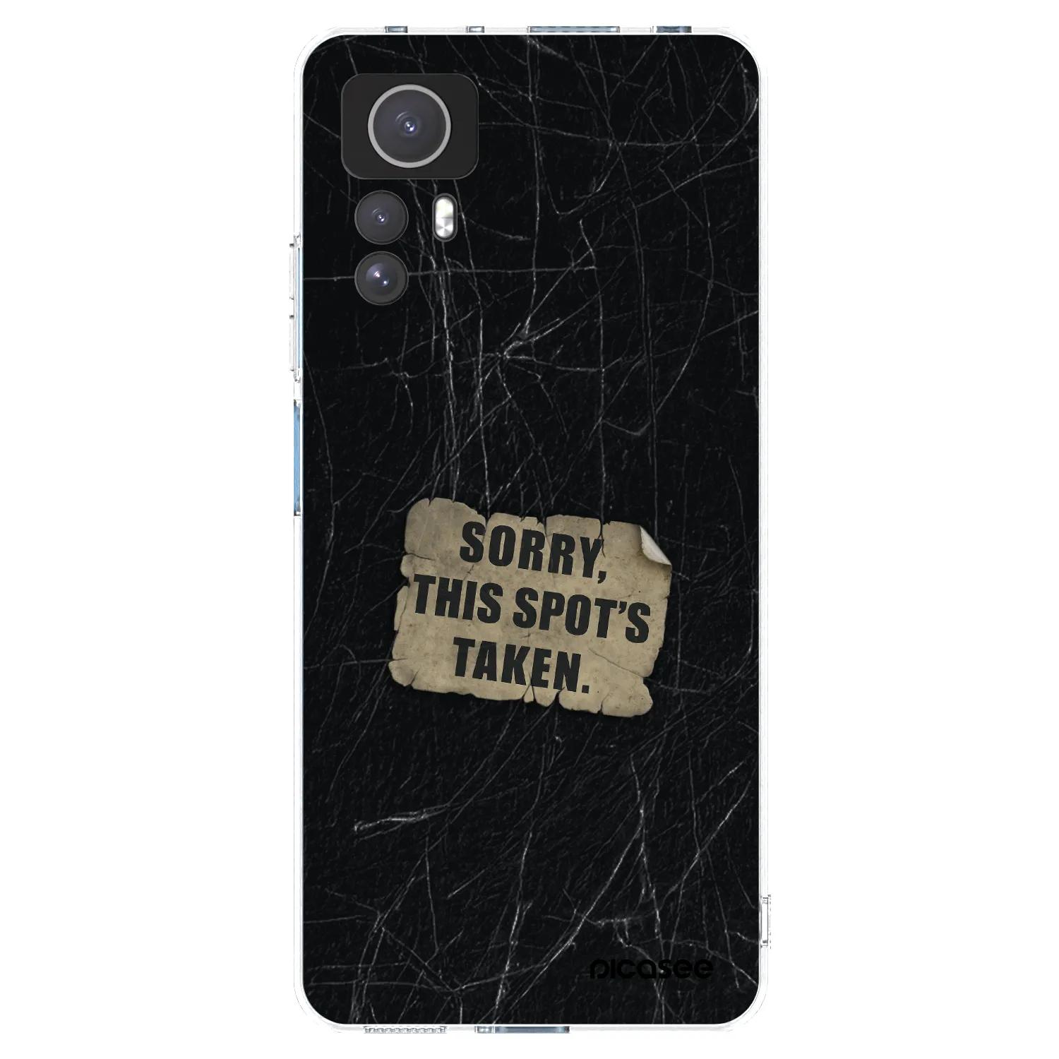 Picasee silikonska prozirna maskica za Xiaomi Redmi Note 12S - SORRY