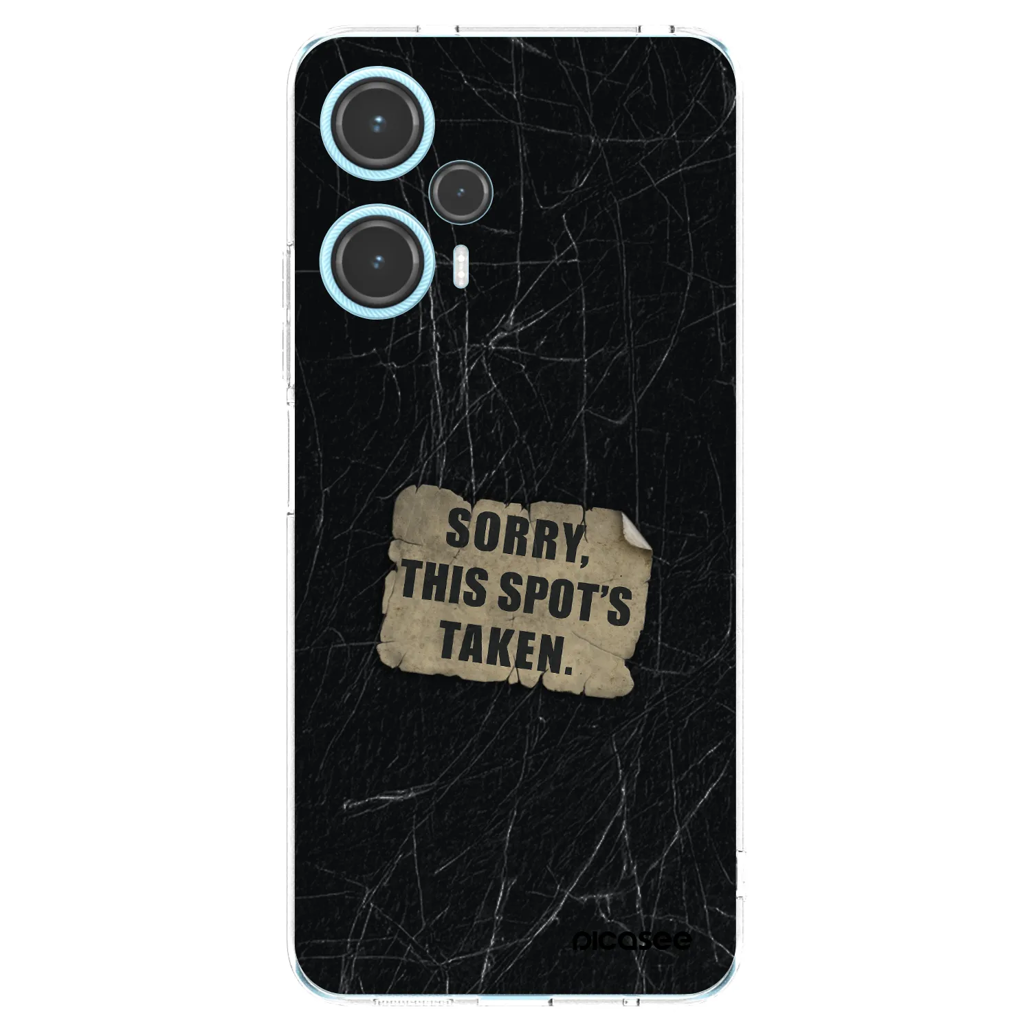 Picasee silikonska prozirna maskica za Xiaomi Poco F5 - SORRY