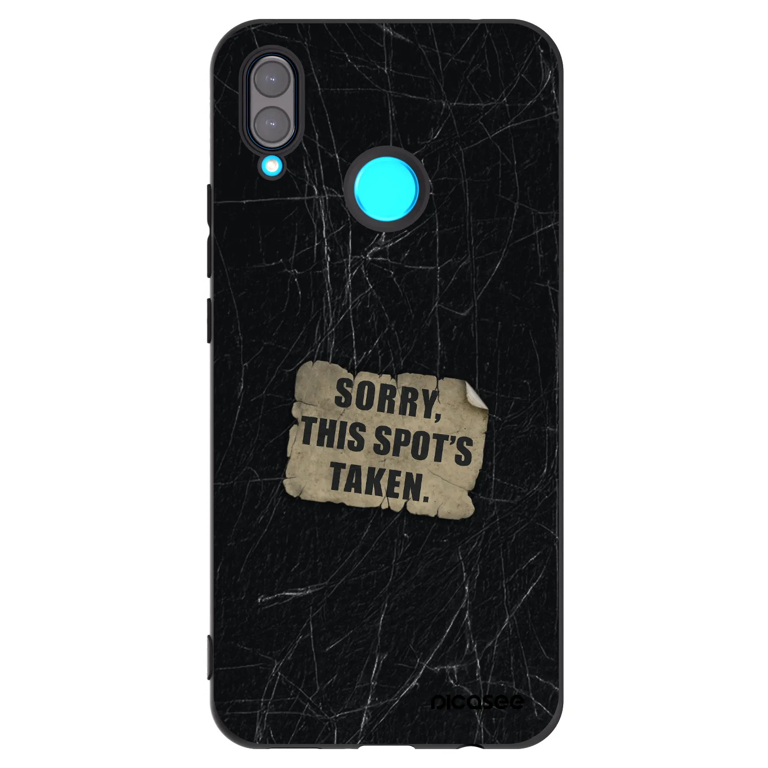 Picasee crna silikonska maskica za Huawei Nova 3i - SORRY