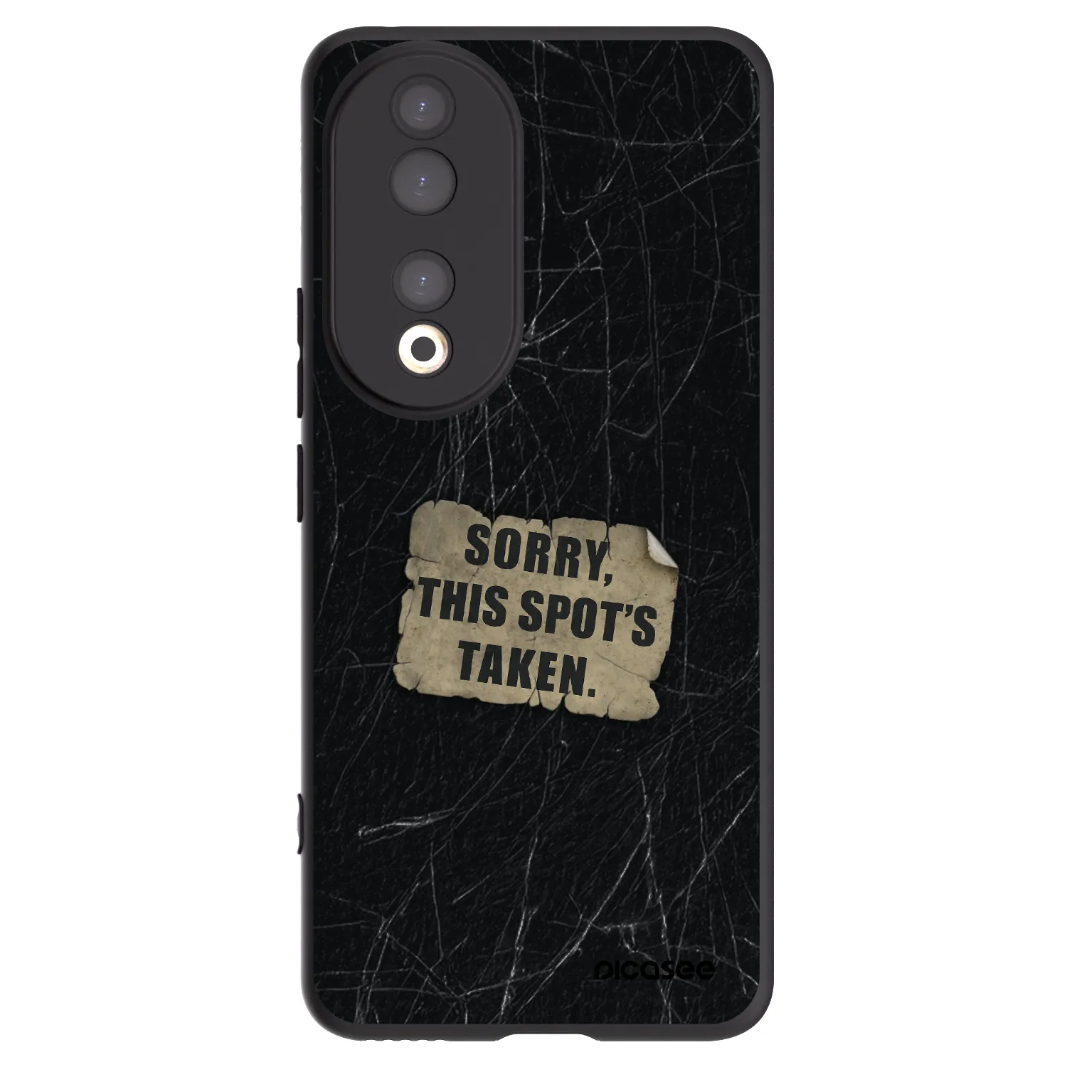 Picasee crna silikonska maskica za Honor 90 5G - SORRY