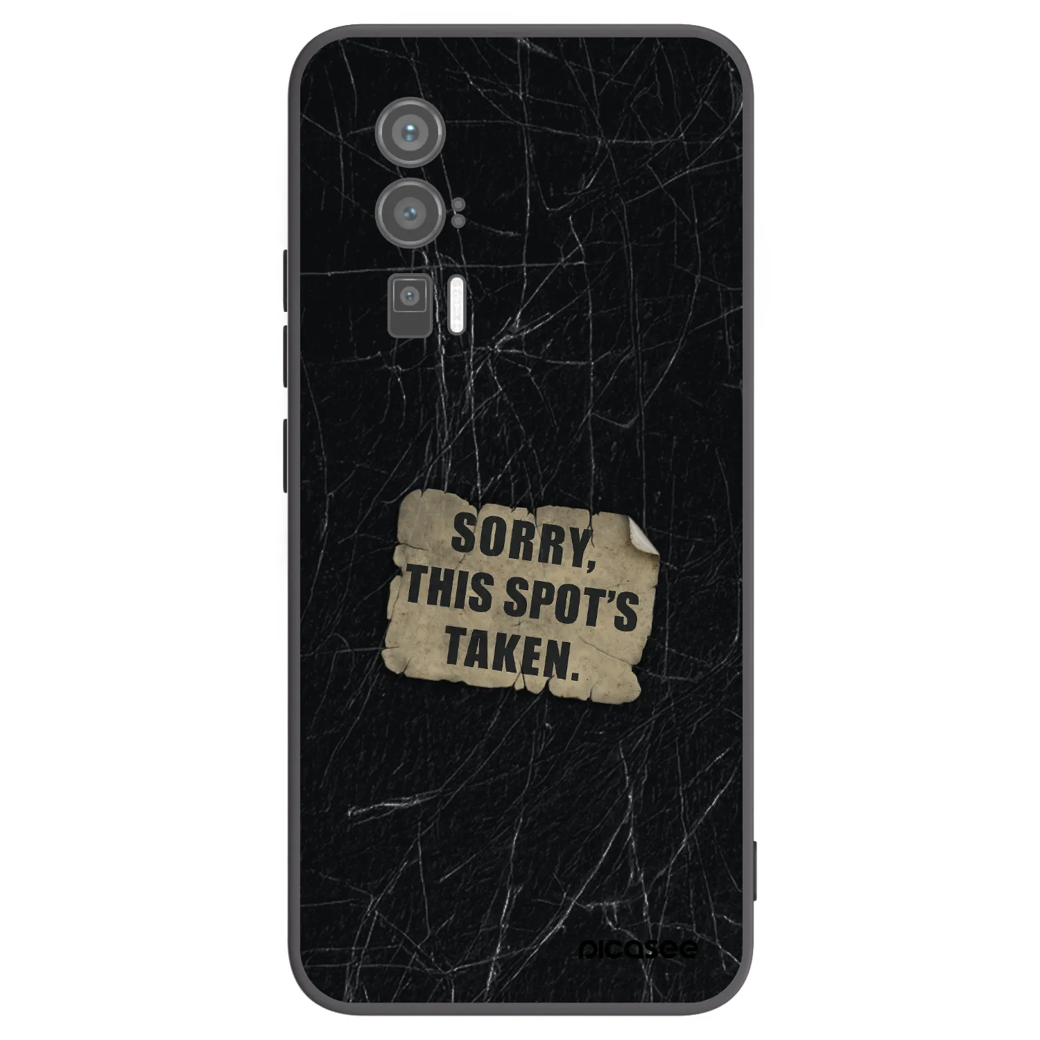 Picasee crna silikonska maskica za Xiaomi Poco F5 Pro 5G - SORRY