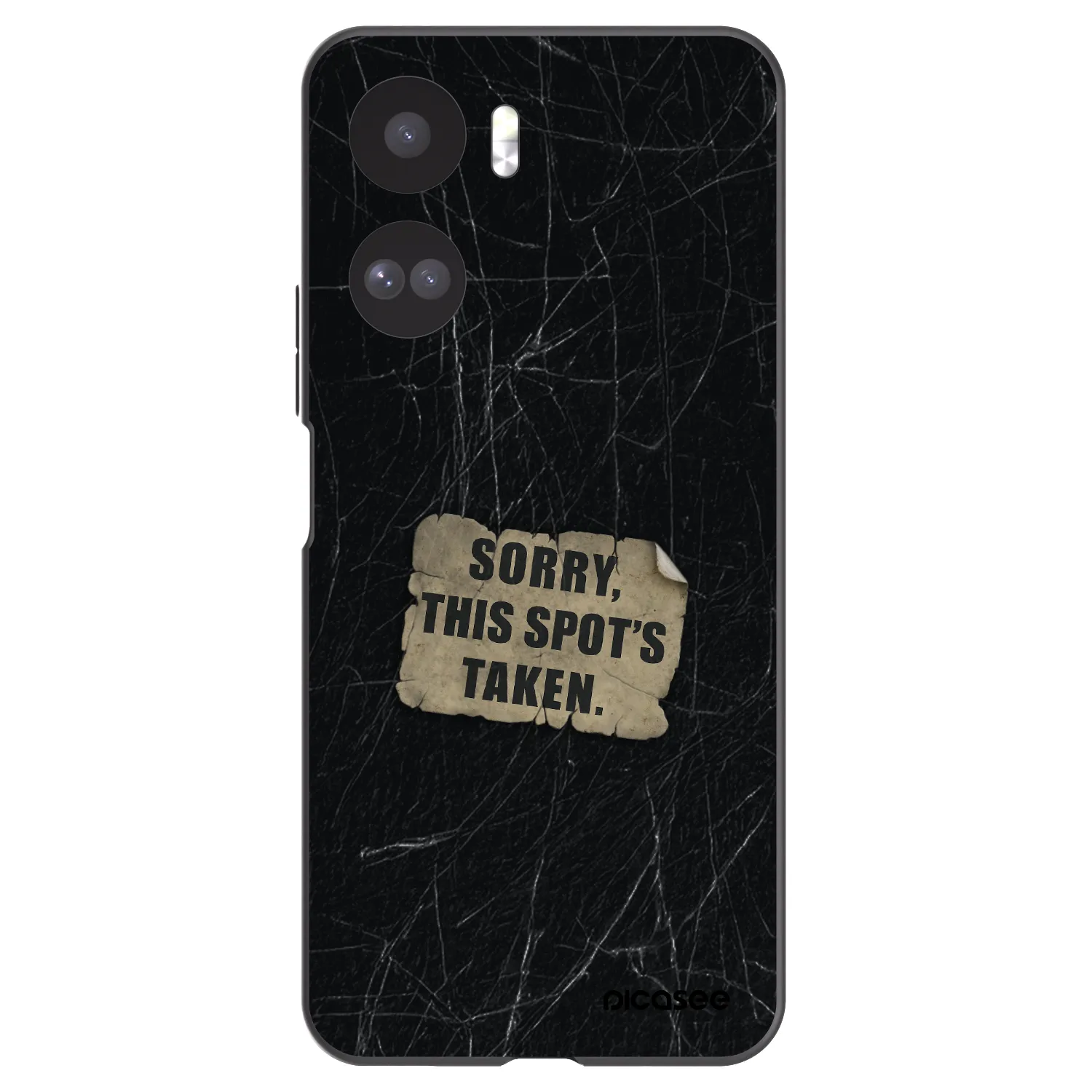 Picasee crna silikonska maskica za Honor 90 Lite 5G - SORRY
