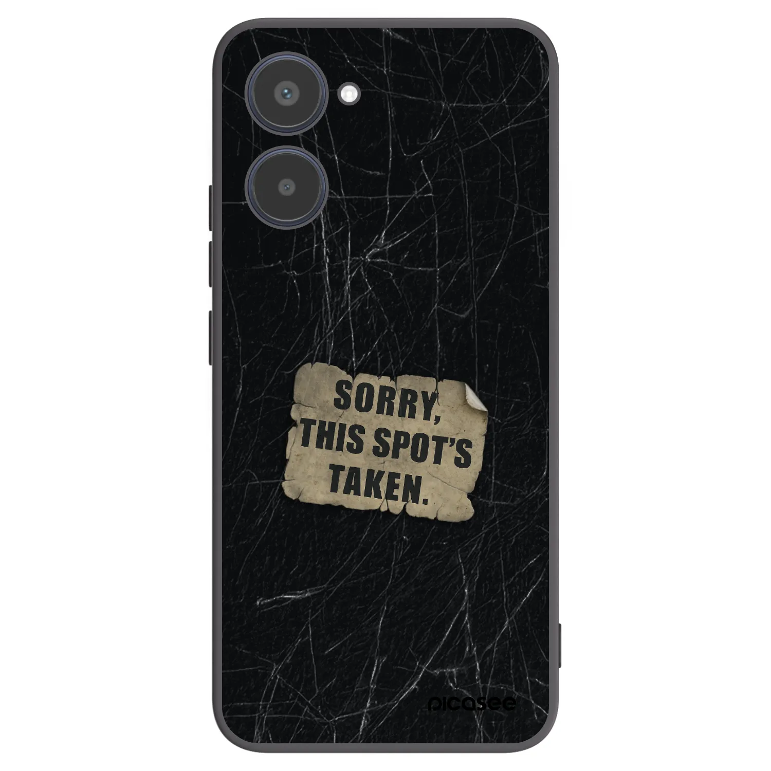 Picasee crna silikonska maskica za Realme 10 4G - SORRY