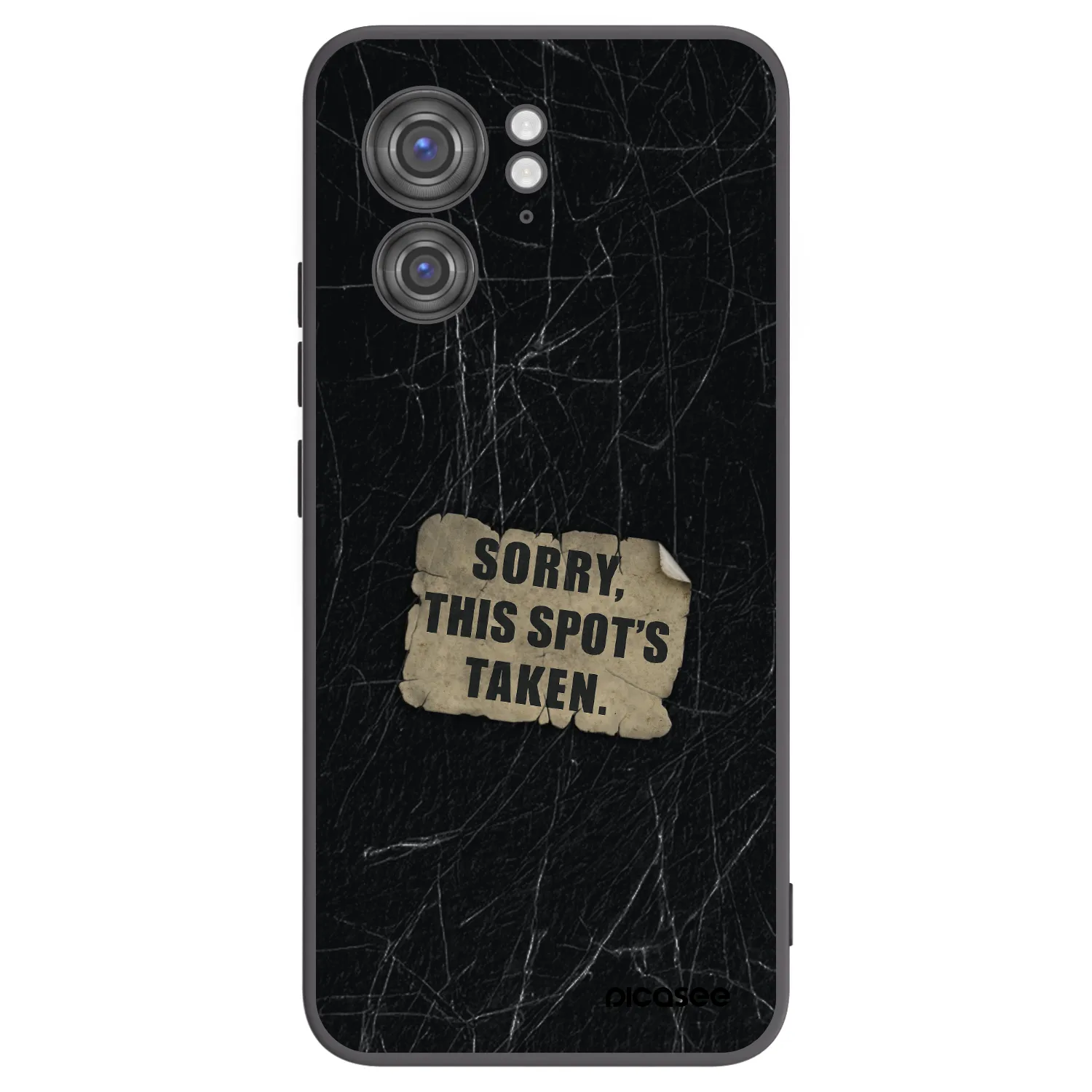 Picasee crna silikonska maskica za Motorola Edge 40 - SORRY
