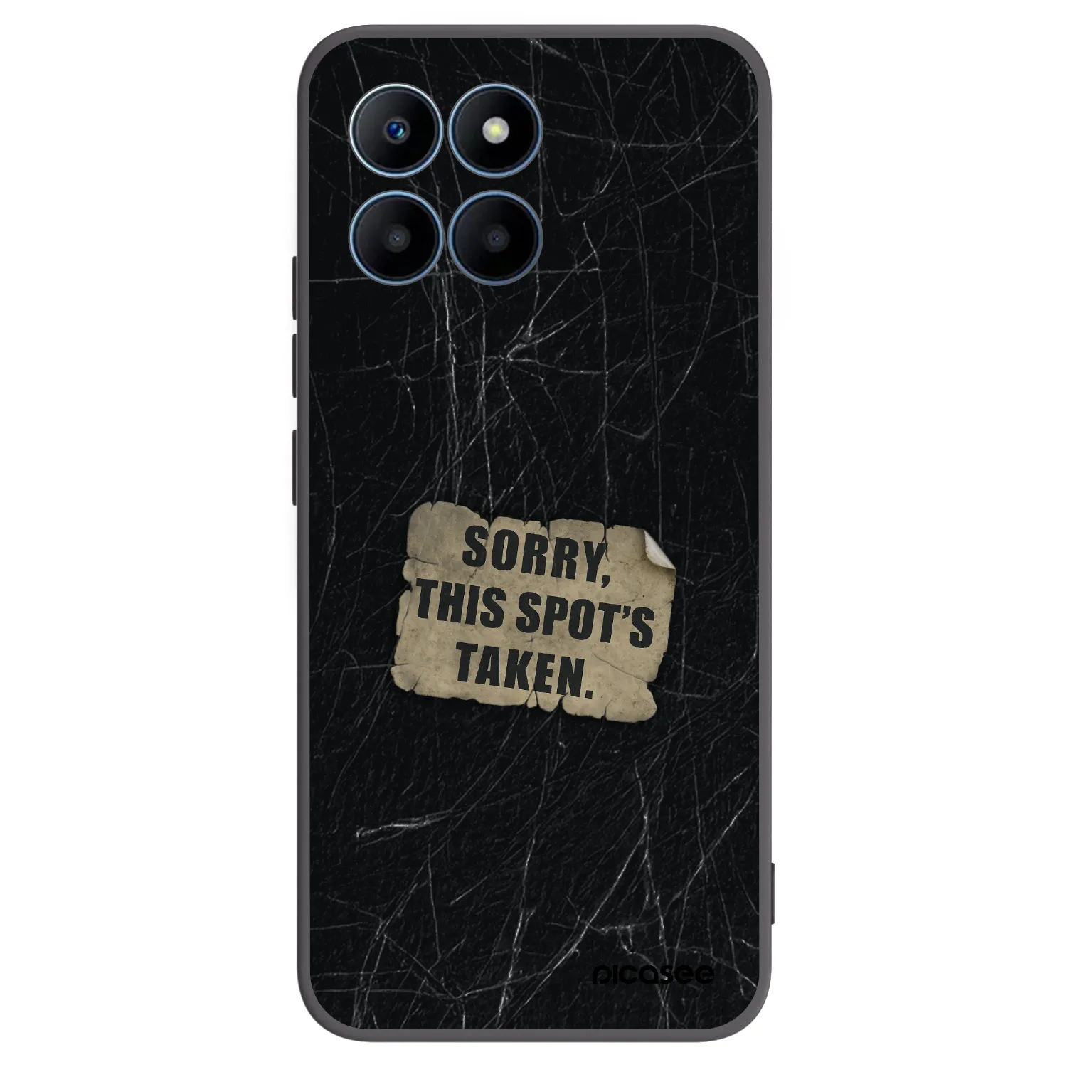 Picasee crna silikonska maskica za Honor 70 Lite - SORRY