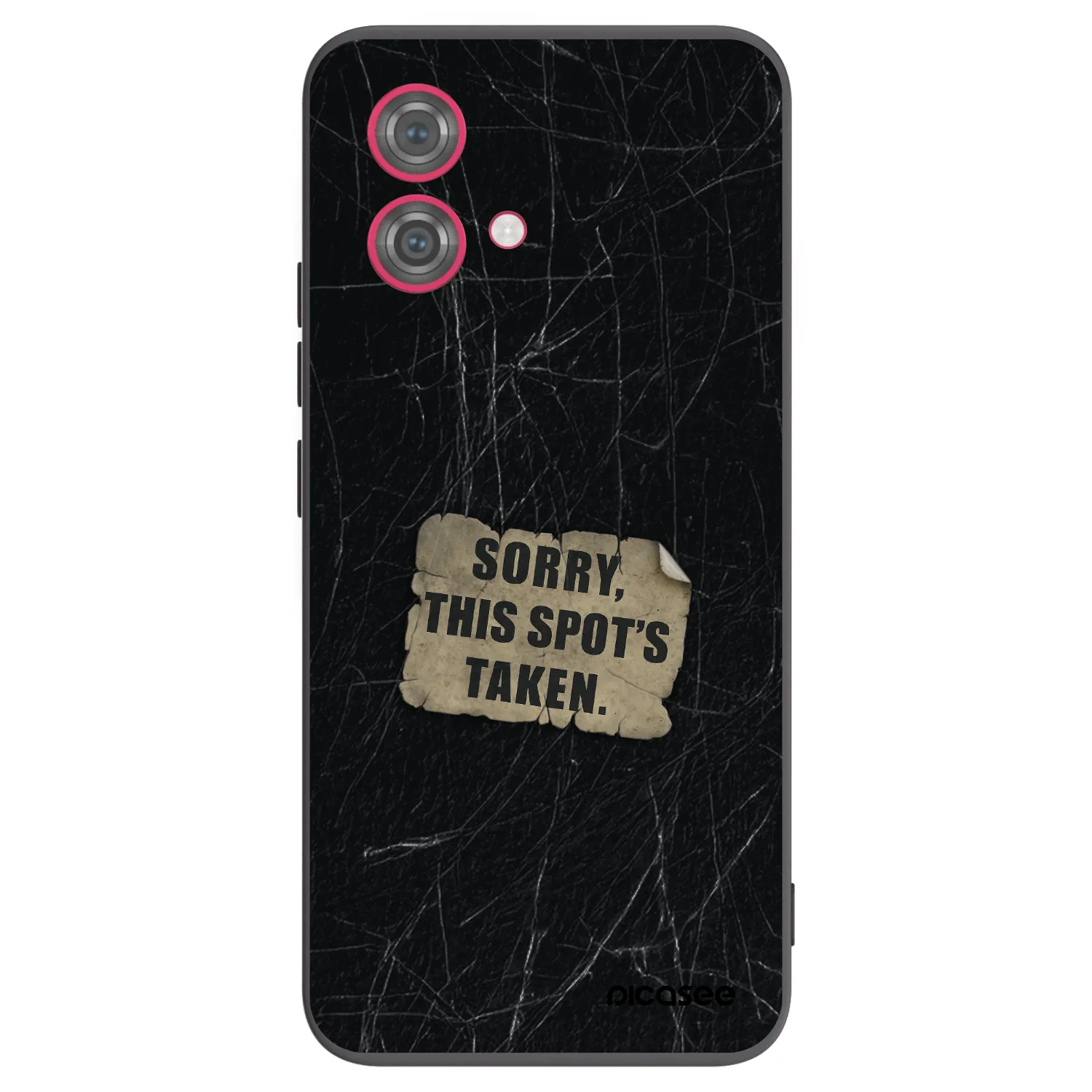 Picasee crna silikonska maskica za Motorola Moto G84 5G - SORRY