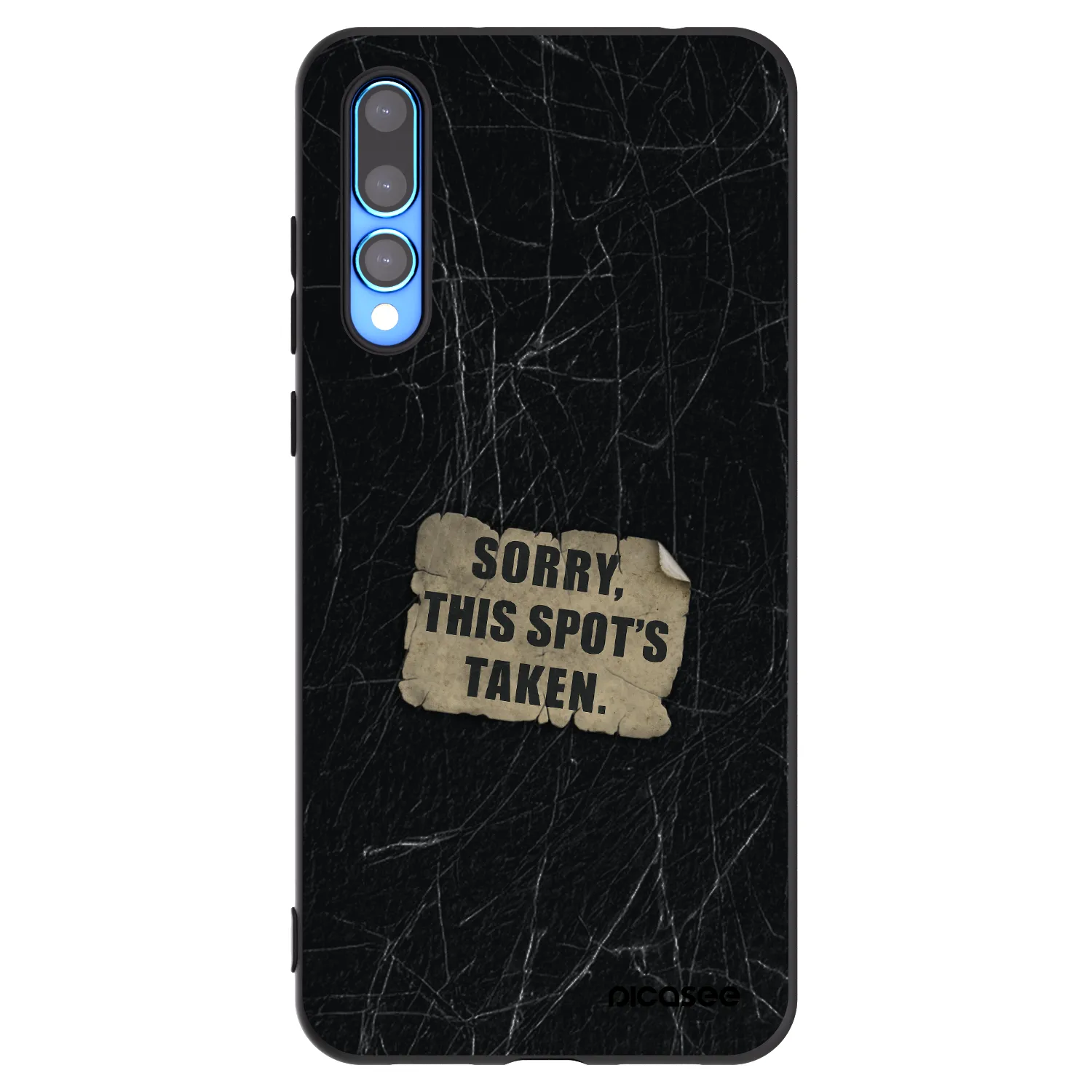 Picasee crna silikonska maskica za Huawei P20 Pro - SORRY