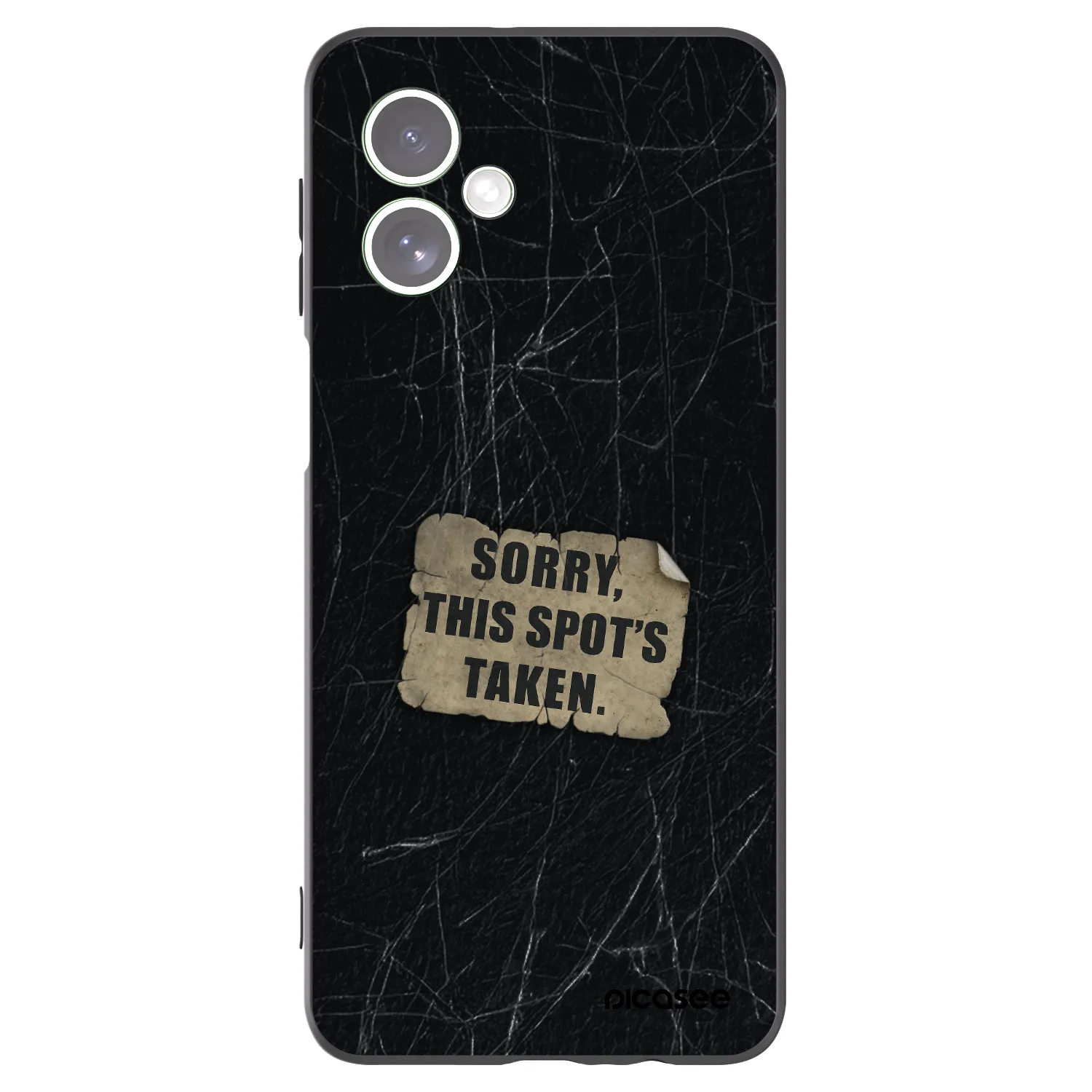 Picasee crna silikonska maskica za Motorola Moto G54 5G - SORRY