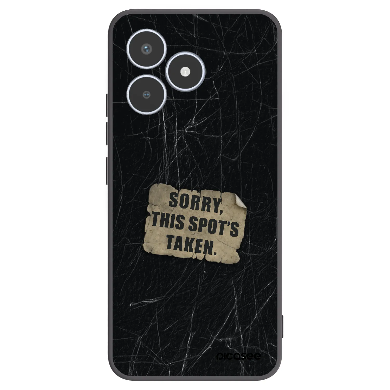 Picasee crna silikonska maskica za Realme C53 - SORRY