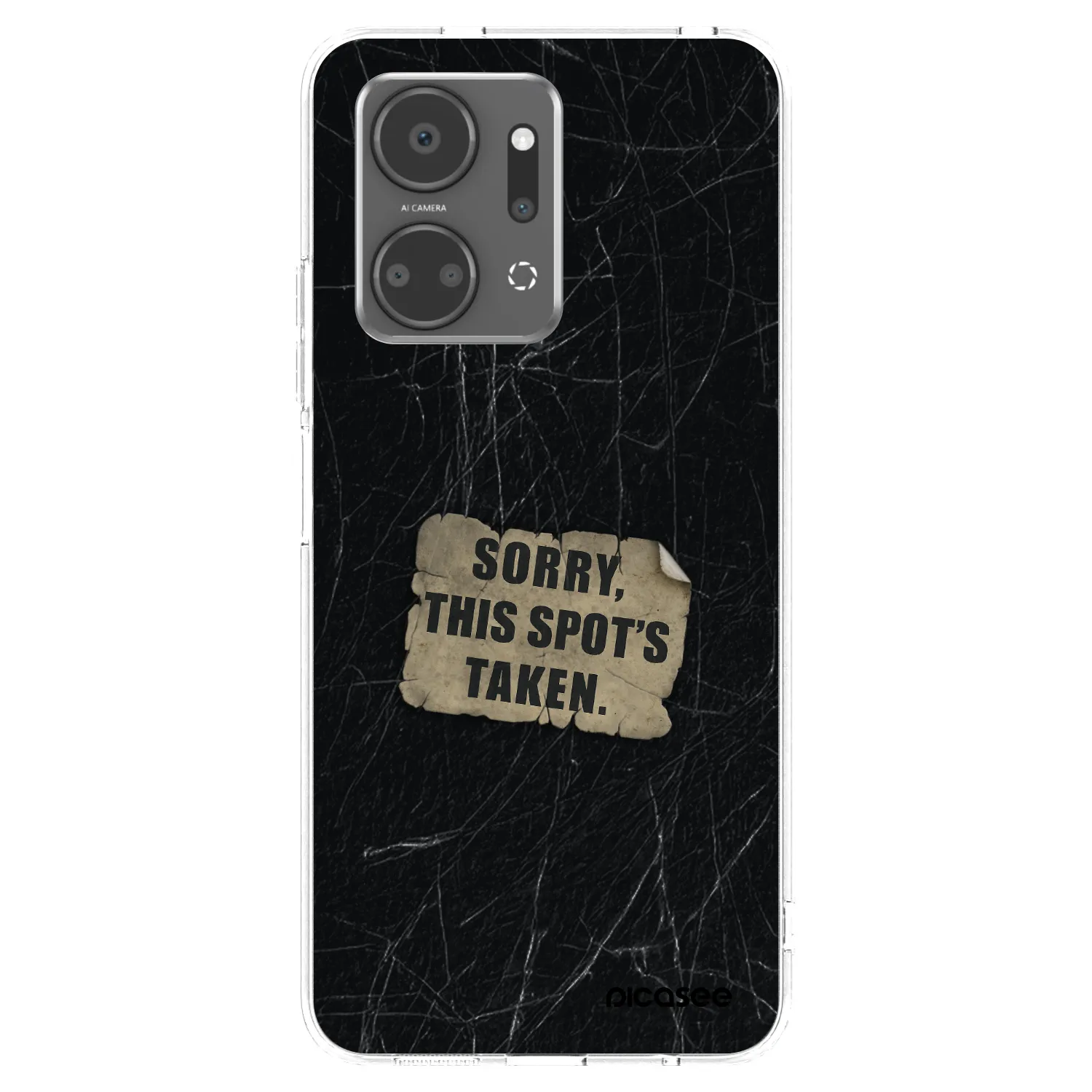 Picasee silikonska prozirna maskica za Honor X7a - SORRY