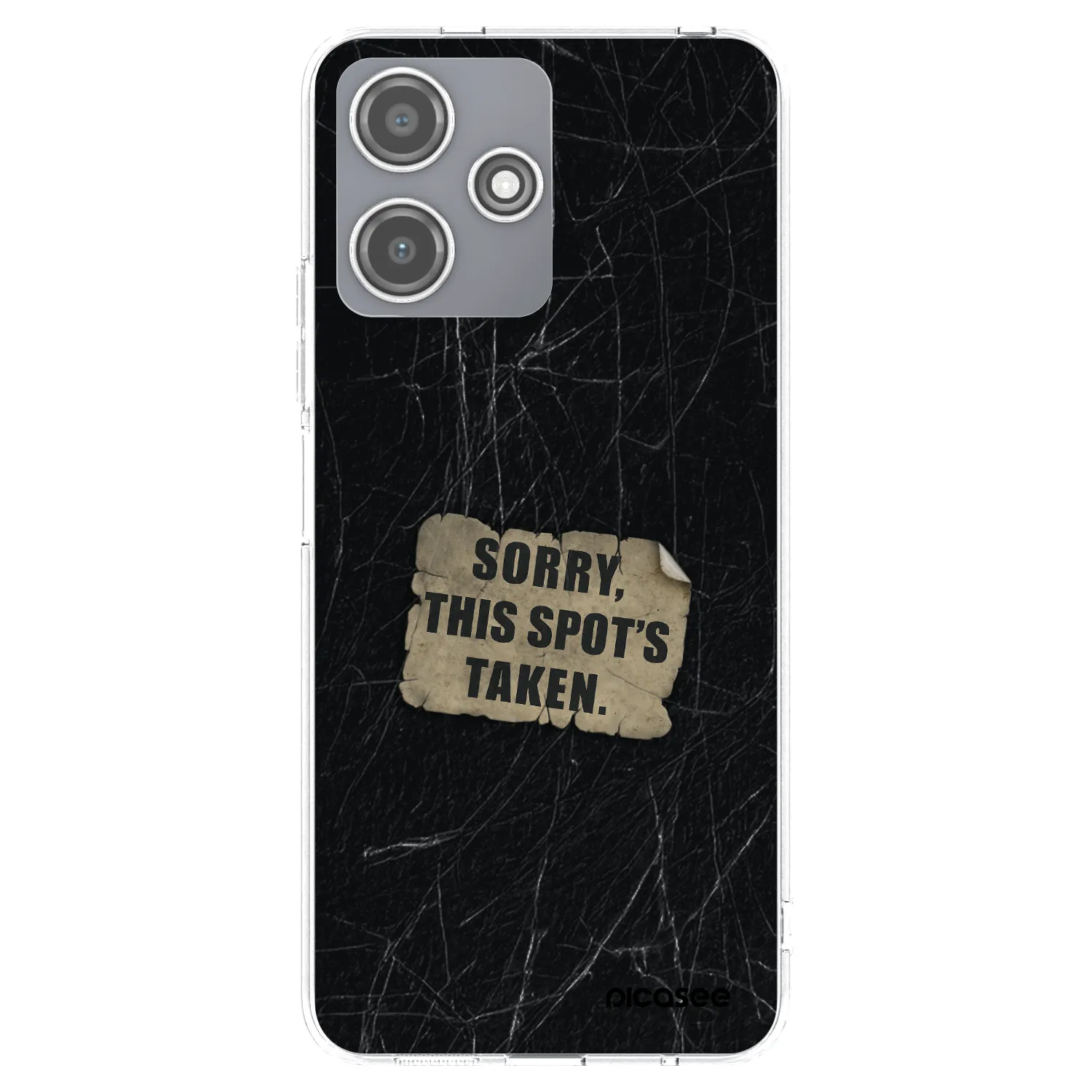 Picasee silikonska prozirna maskica za Xiaomi Redmi 12 5G - SORRY