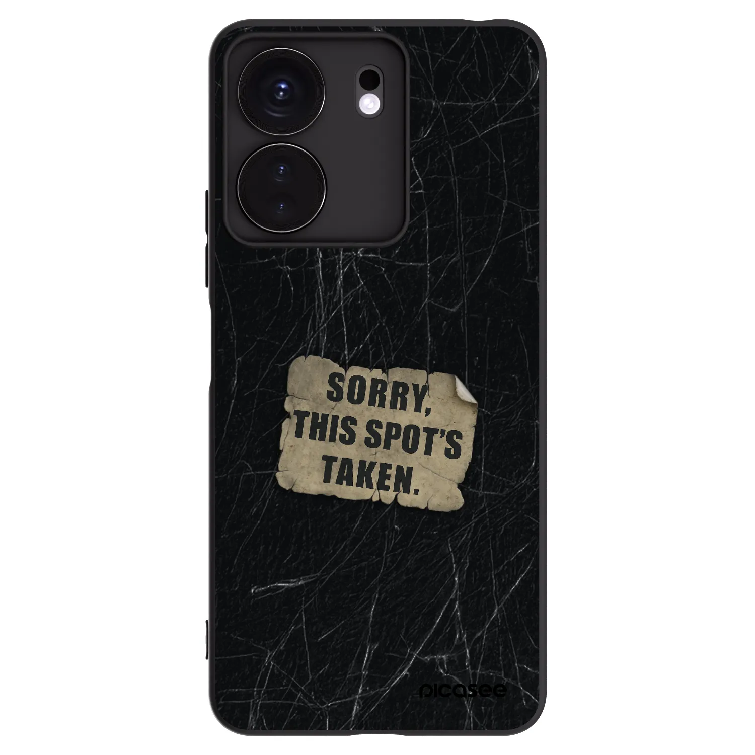 Picasee crna silikonska maskica za Xiaomi Redmi 13C 4G - SORRY