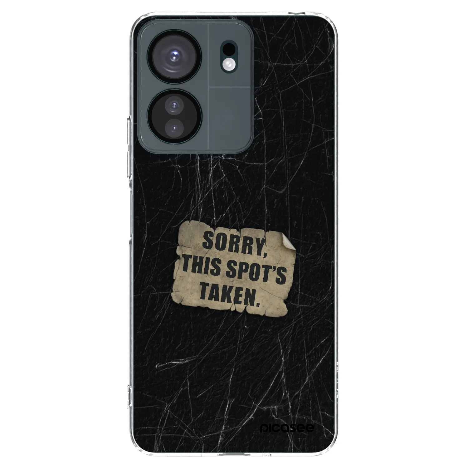 Picasee silikonska prozirna maskica za Xiaomi Redmi 13C 4G - SORRY